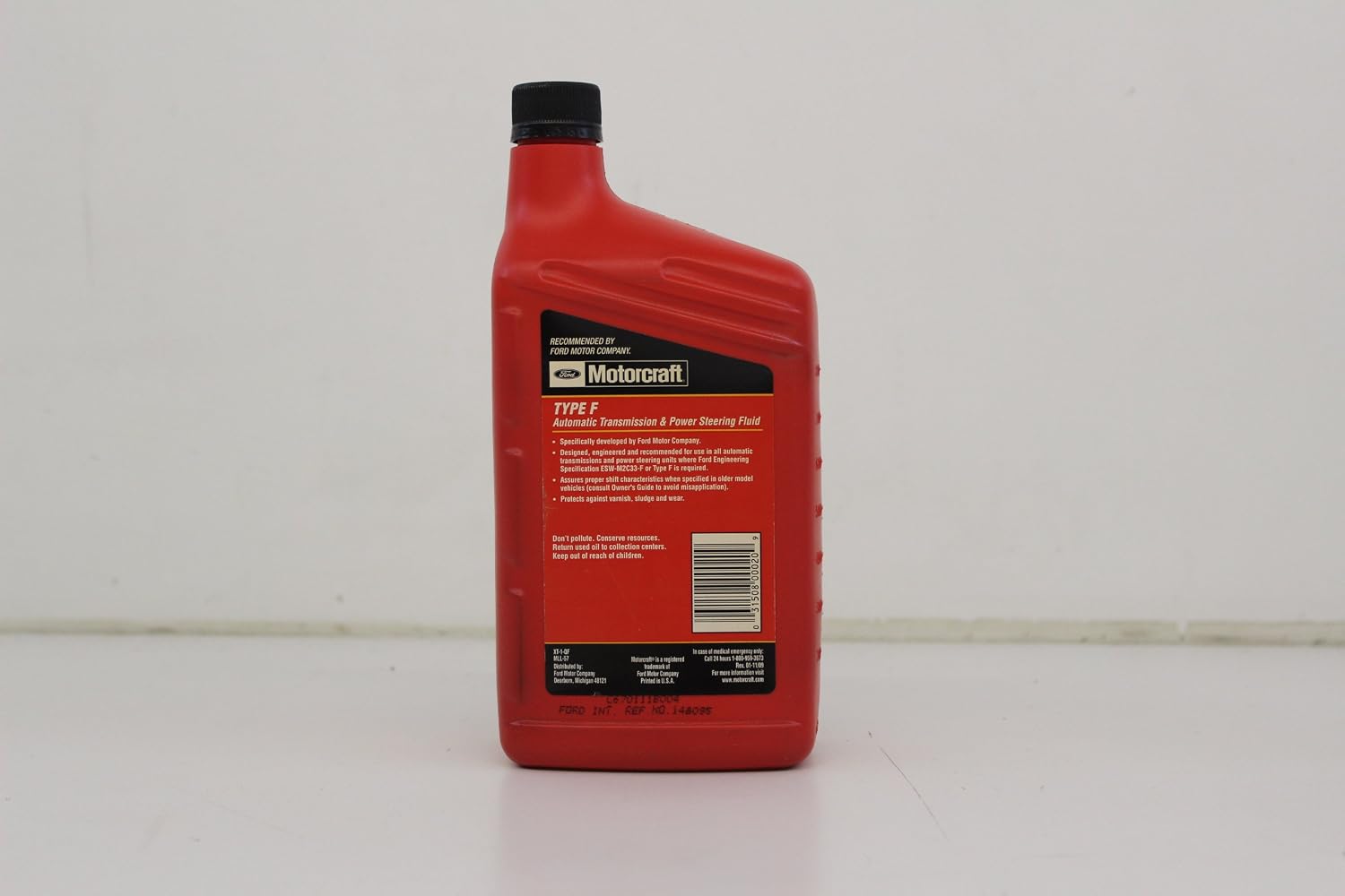Ford Genuine Ford Fluid XT-1-QF Type-F Automatic Transmission and Power Steering Fluid - 1 Quart