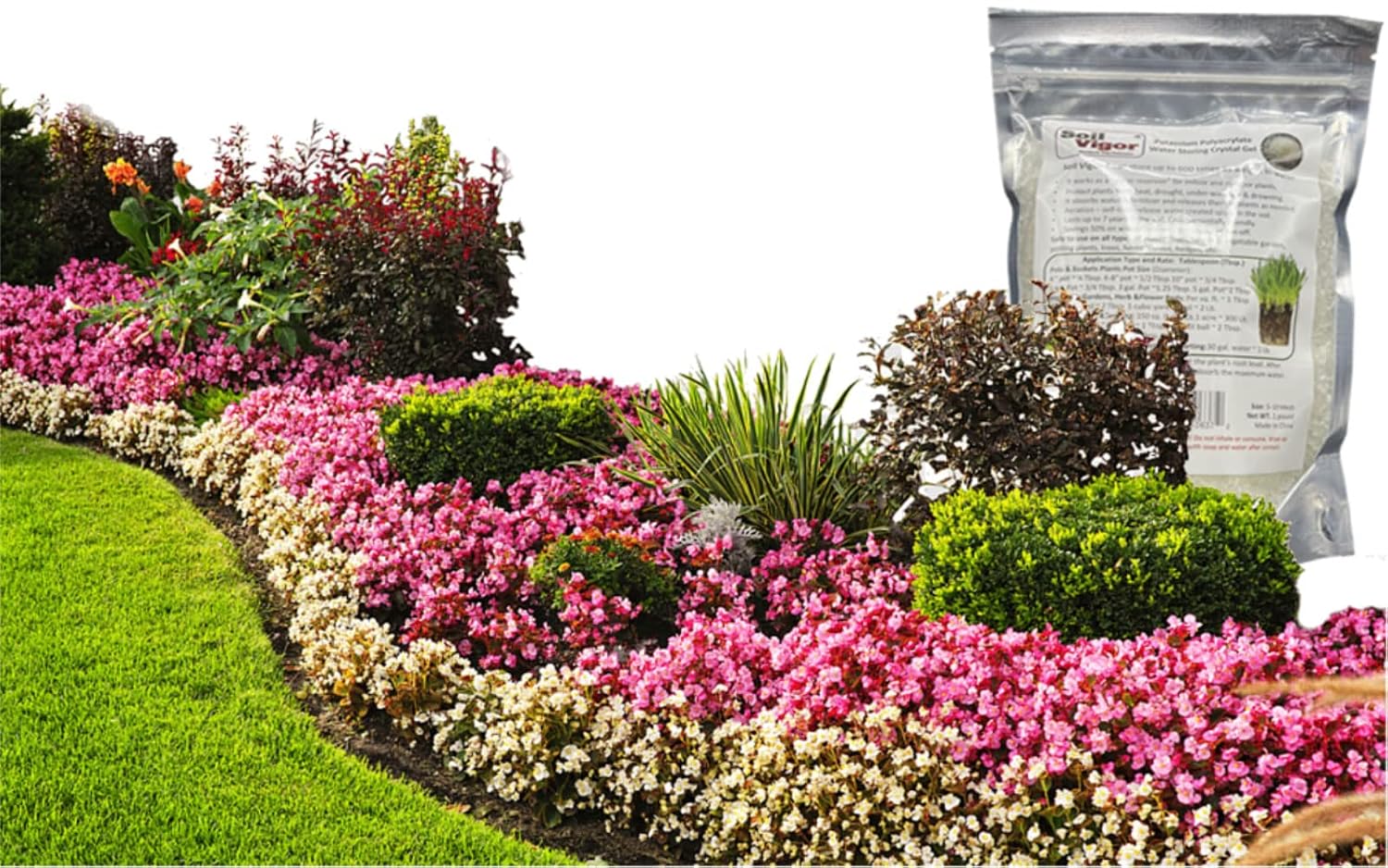 5 Pounds Soilmoisture Trap Super Absorbent Hydro Gel Granules Polymer with Humic Acid; Soil Vigor (Tm)