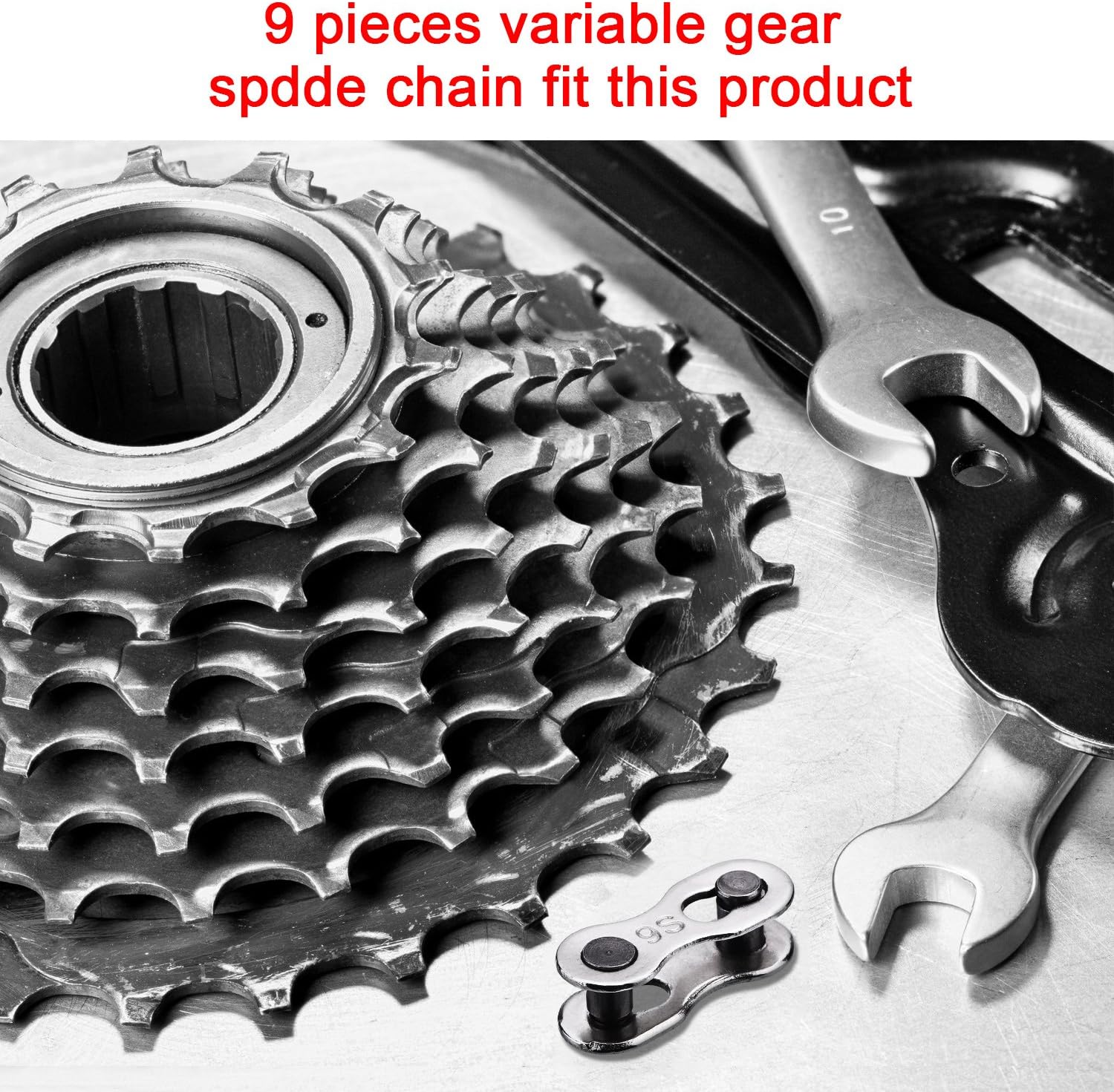 8 Pairs Bicycle Missing Link for 6, 7, 8, 9, 10 Speed Chain Master Link for Bicycle Chain Reusable Bike Parts, Silver