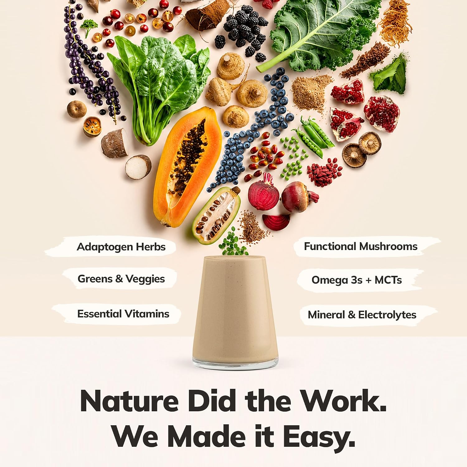 Ka’Chava Whole Body Meal Shake Chocolate 2 lb – Vegan Protein Powder with 85+ Superfoods & Greens – Plant-Based Meal Replacement with Probiotics & Digestive Enzymes – Gluten & Dairy Free (15 Servings)