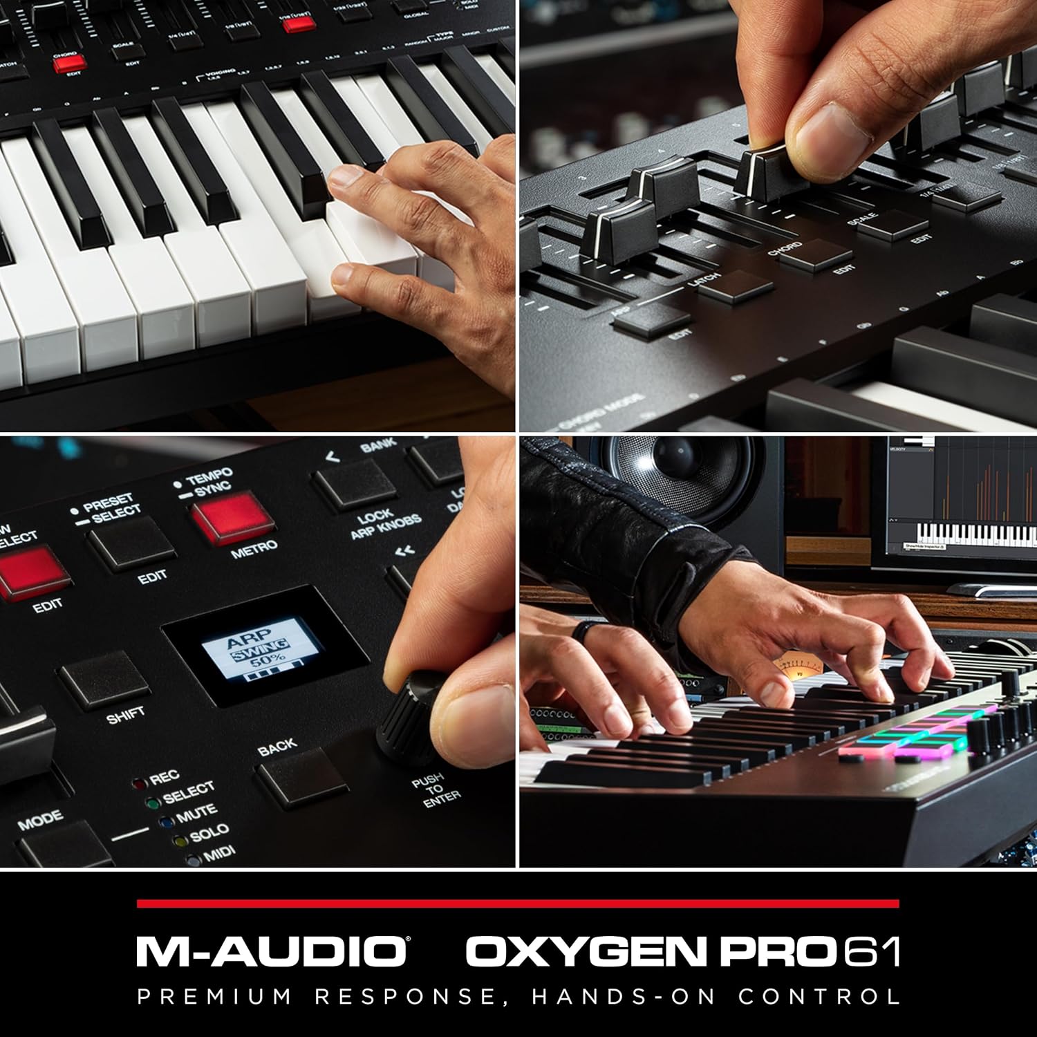 M-AUDIO Oxygen Pro 61 USB MIDI Keyboard Controller