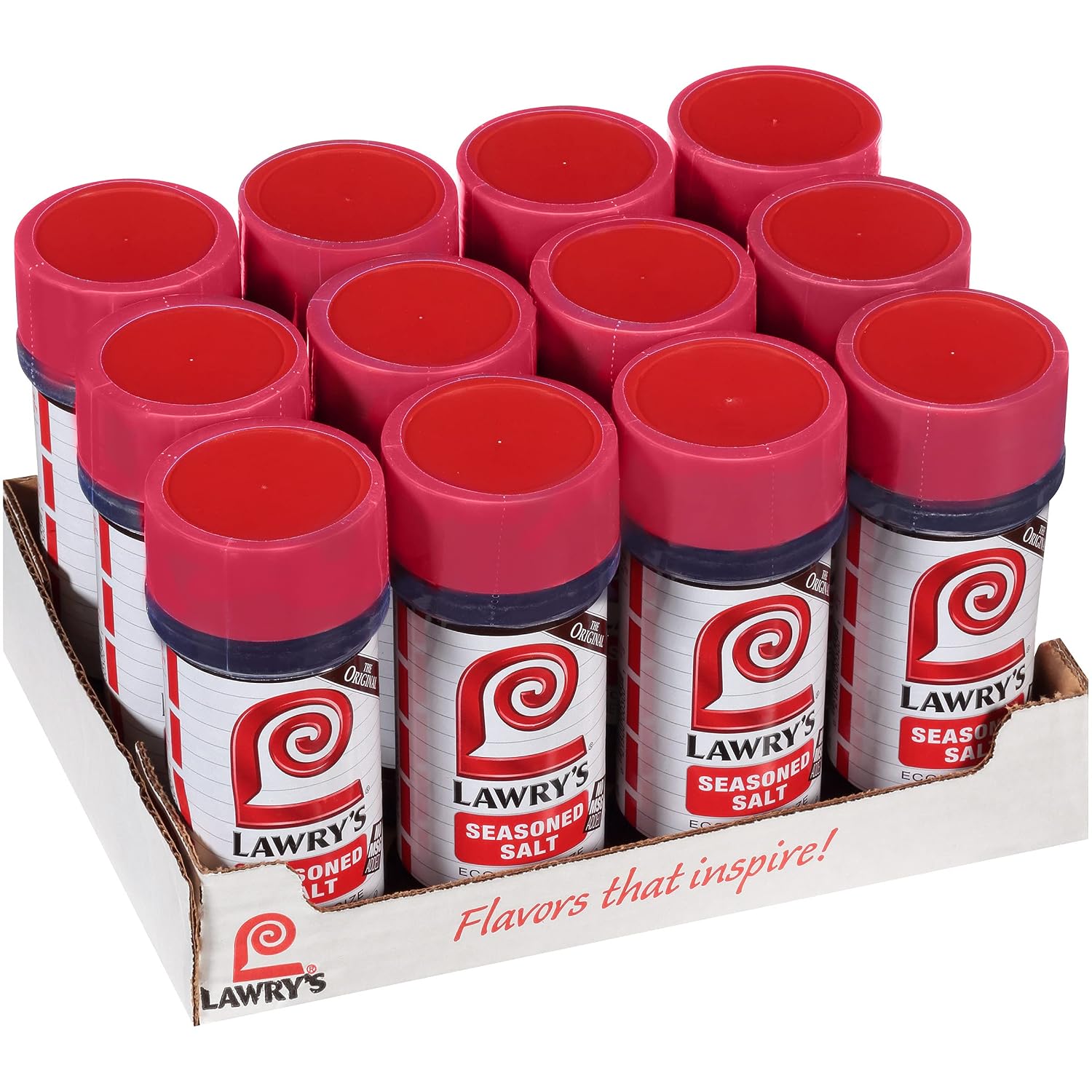 Lawry’s Seasoned Salt, No MSG Added, Kosher Certified, Staple, Versatile, All-Purpose Seasoning to Shake on Beef, Pork, or Poultry, 16 oz
