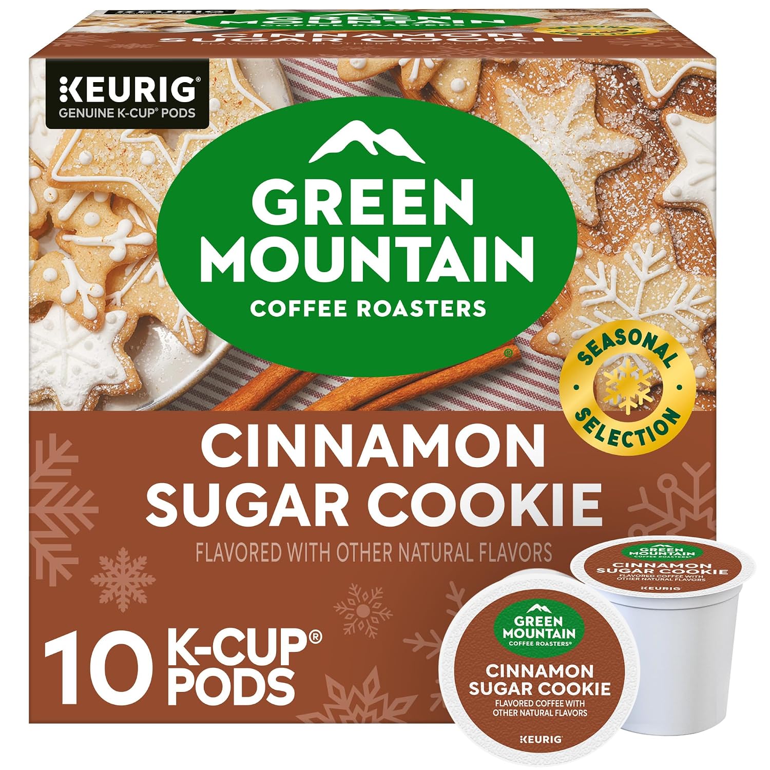 Green Mountain Coffee Roasters Island Coconut, Single-Serve Keurig K-Cup Pod, Flavored Light Roast Coffee, 24 Count (Pack of 1)