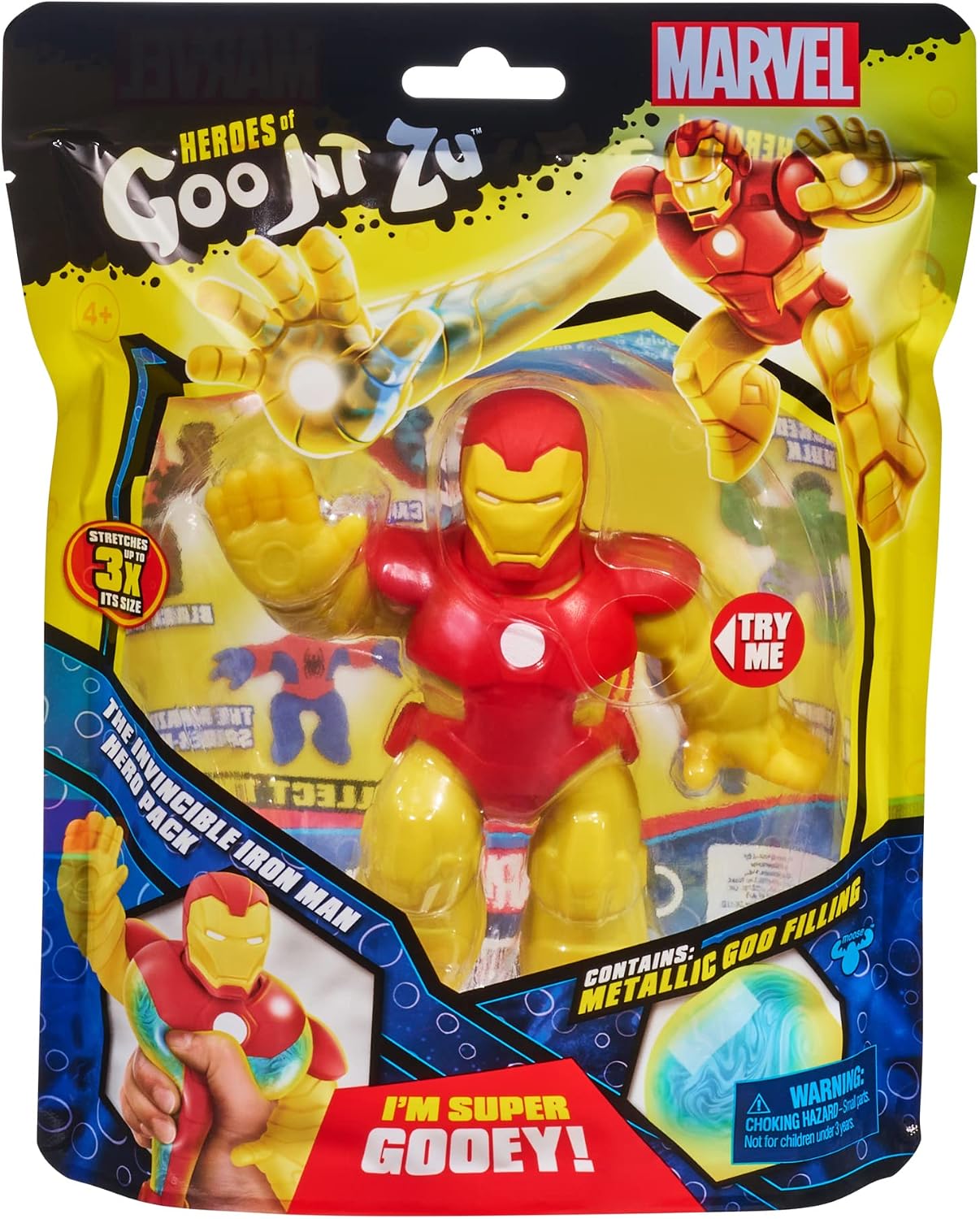 Heroes of Goo Jit Zu Licensed Marvel Hero Pack - Spider-Man, Multicolor (41054)