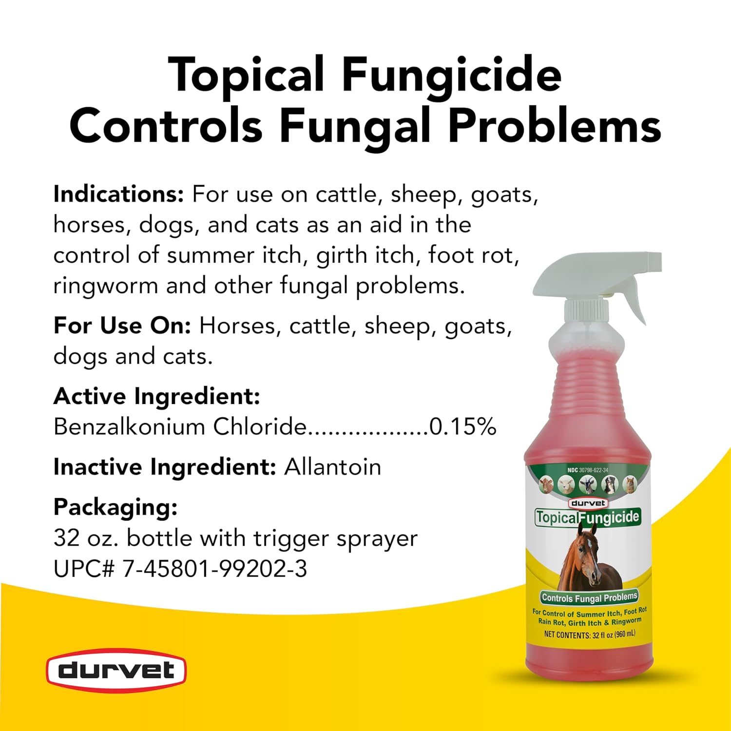 Durvet Topical Fungicide Sprayer(2.2 Pounds)