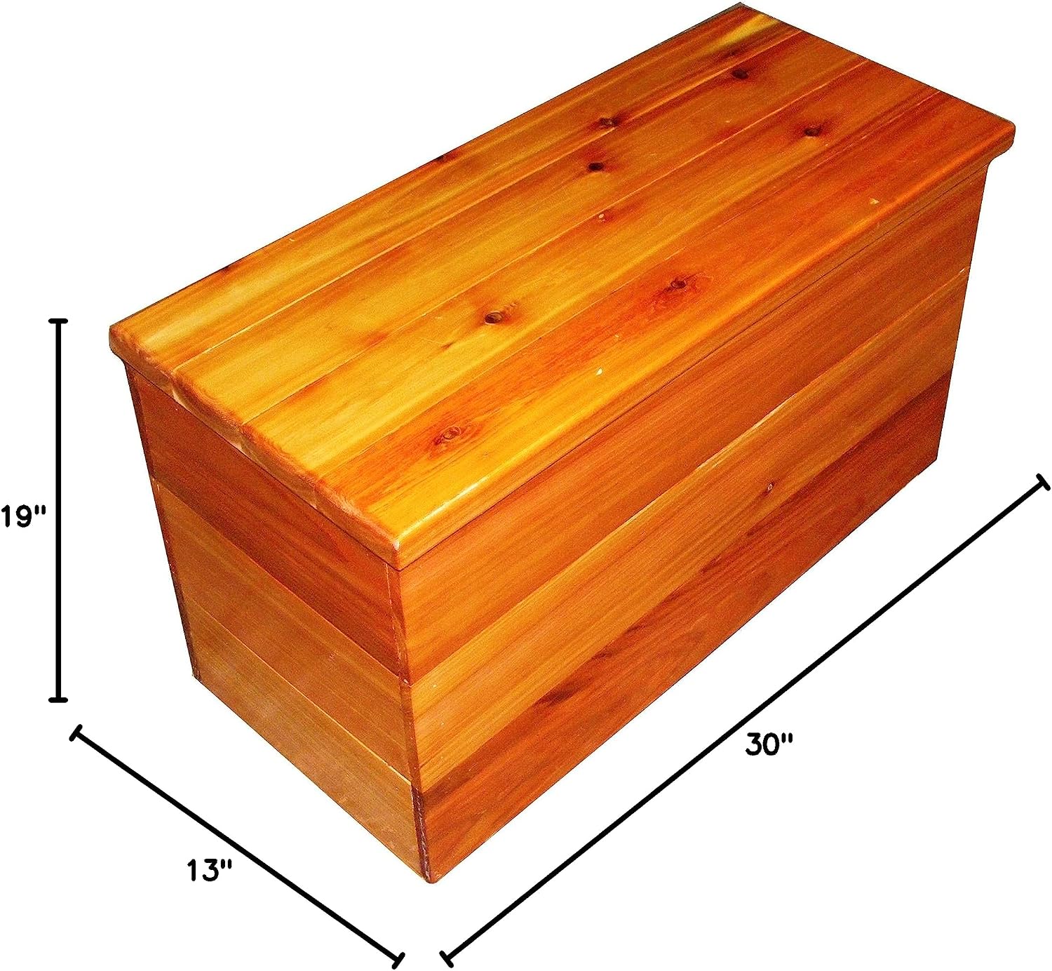 Steve's Gift Shoppe DIY Kit - Cedar Chest and Storage Bench Size 30 x 13 x 19 inches