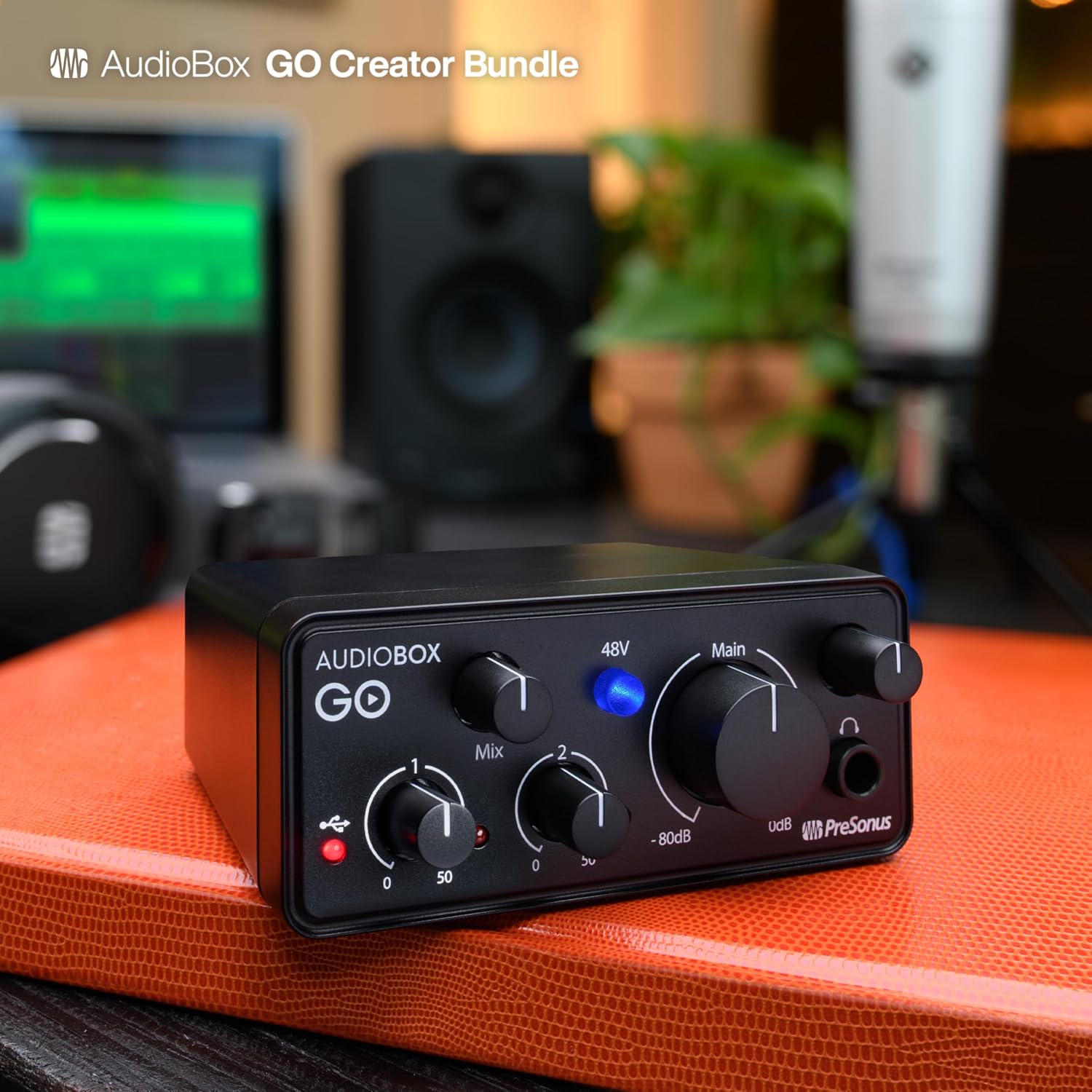 PreSonus AudioBox USB 96 25th Anniversary Studio Recording Package