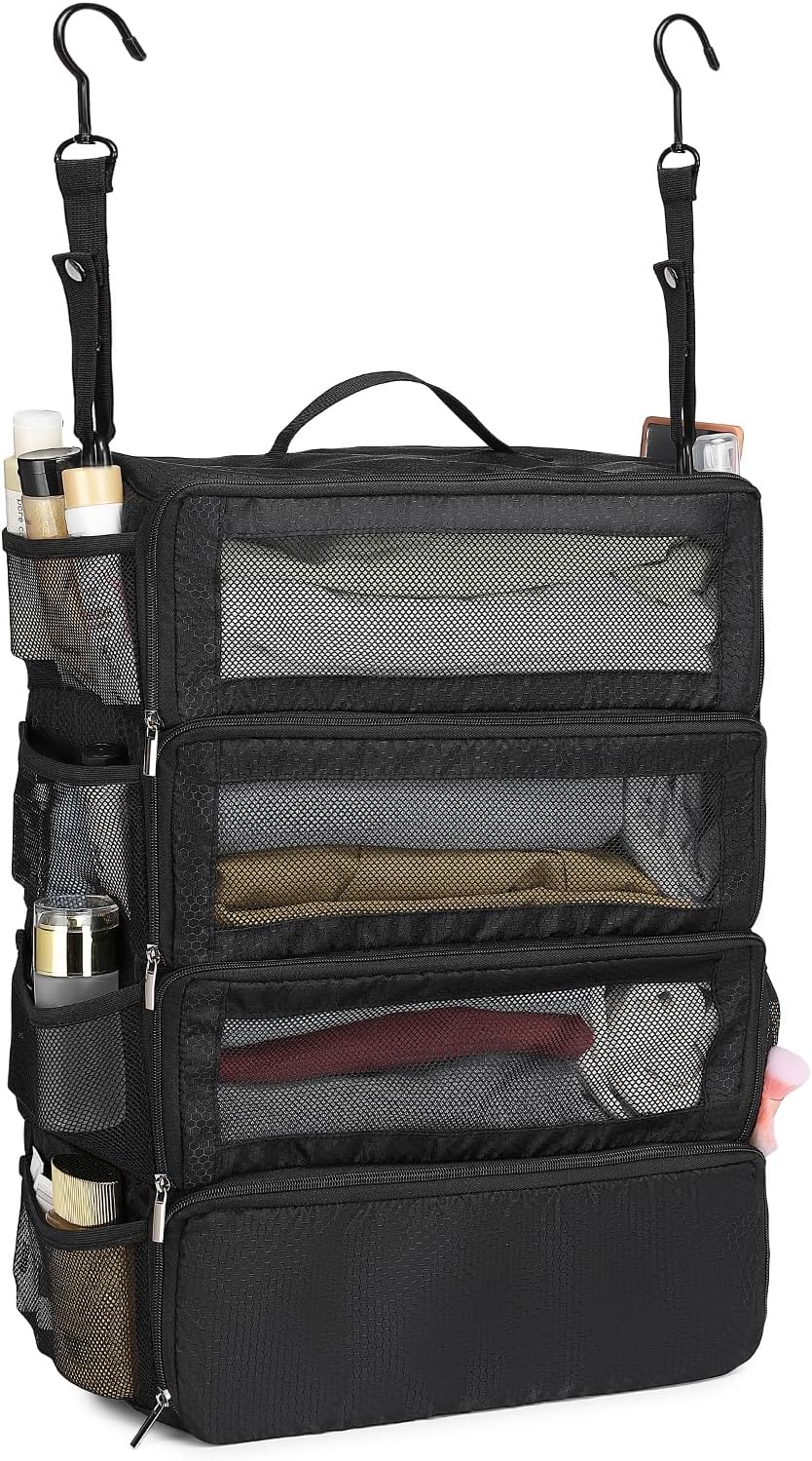 Suitcase Organizer Travel Bags Organizer for Luggage Compression Hanging Packing Cubes for Travel Carry on Closet (Bag Only)