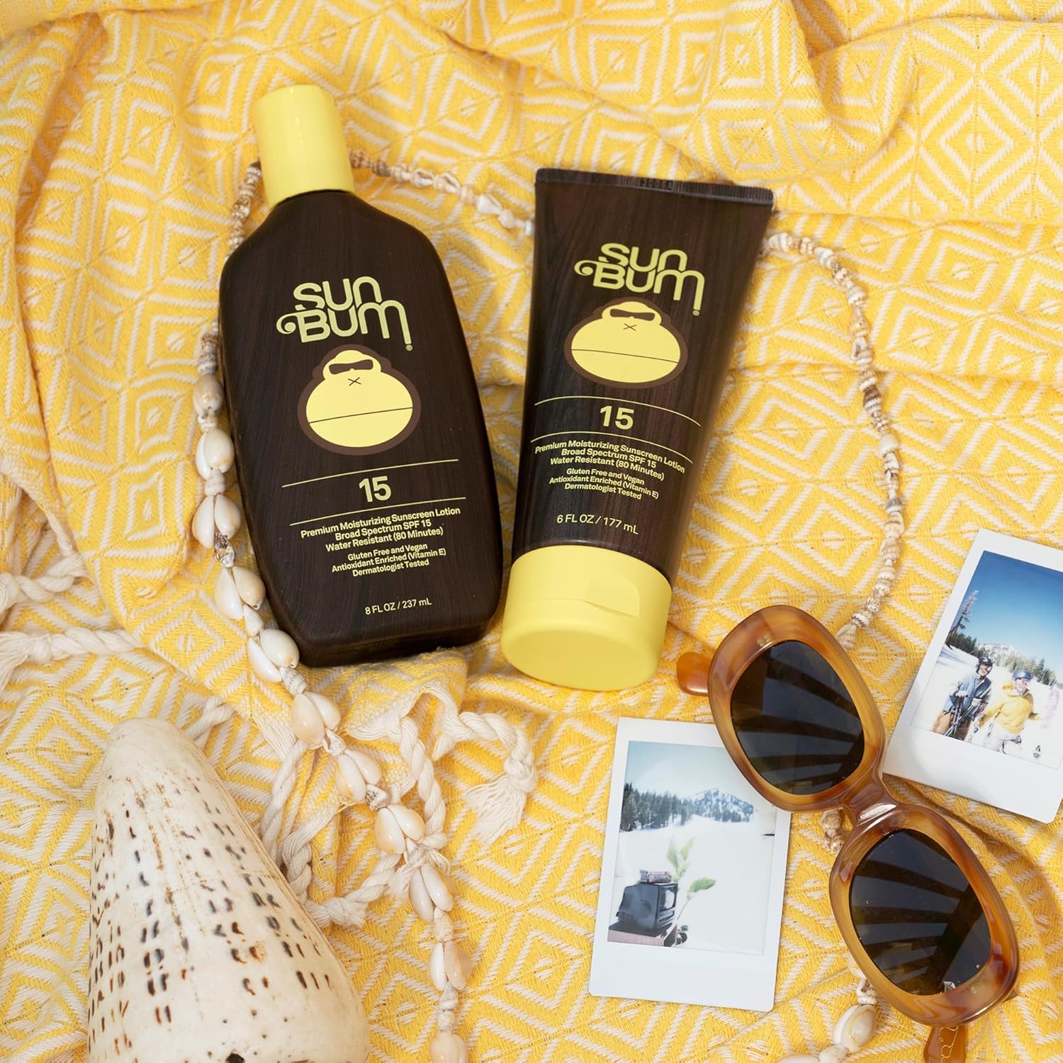 Sun Bum Original SPF 50 Sunscreen Body Lotion - 8 oz | Broad Spectrum Moisturizing Sunscreen with Vitamin E, Hawaii 104 Act Compliant (Made without Octinoxate & Oxybenzone)