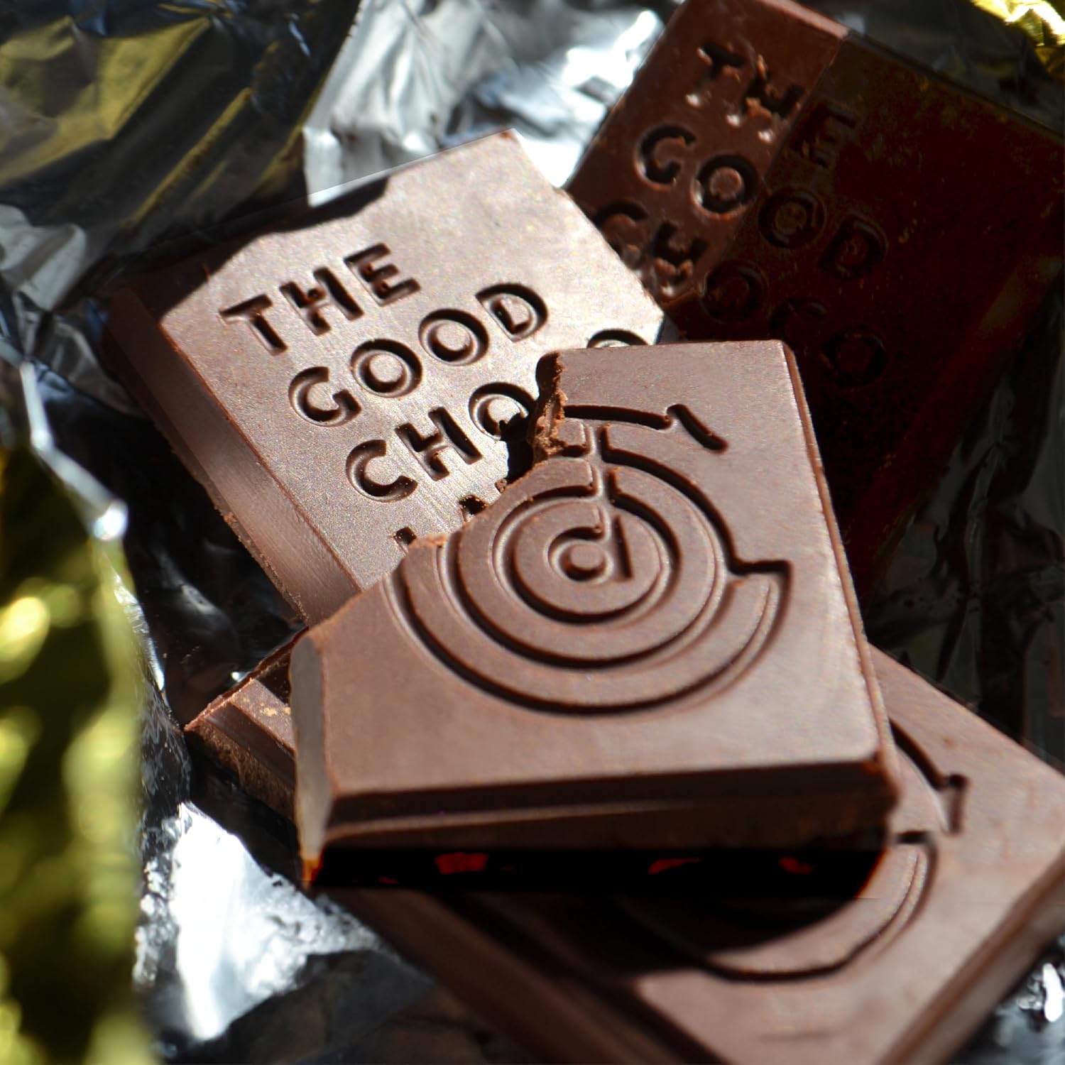THE GOOD CHOCOLATE – Dark Chocolate Bars with Zero Sugar & Lower Net Carbs – Keto Chocolate Bar with Lower Calories, All Natural and Non-GMO Keto Snacks, 2.5 oz (6 Bars Value Pack)