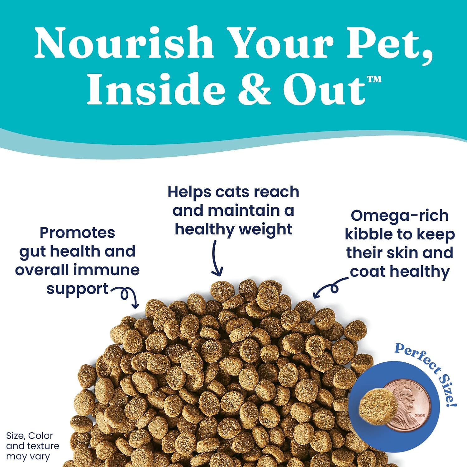 Solid Gold Dry Cat Food for Indoor Cats of All Ages - W/Lamb, Brown Rice, Barley, Probiotics & Fiber for Gut Health- Holistic & Healthy Cat Kibble for Kittens & Adults - Dry Kibble for Cats - 4 LB