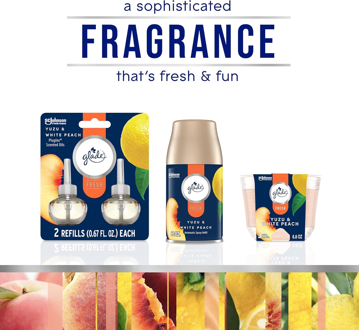 Glade PlugIns Refills Air Freshener, Sea Mist & Cypress, Scented and Essential Oils for Home and Bathroom, 0.67 Fl Oz, 5 Count