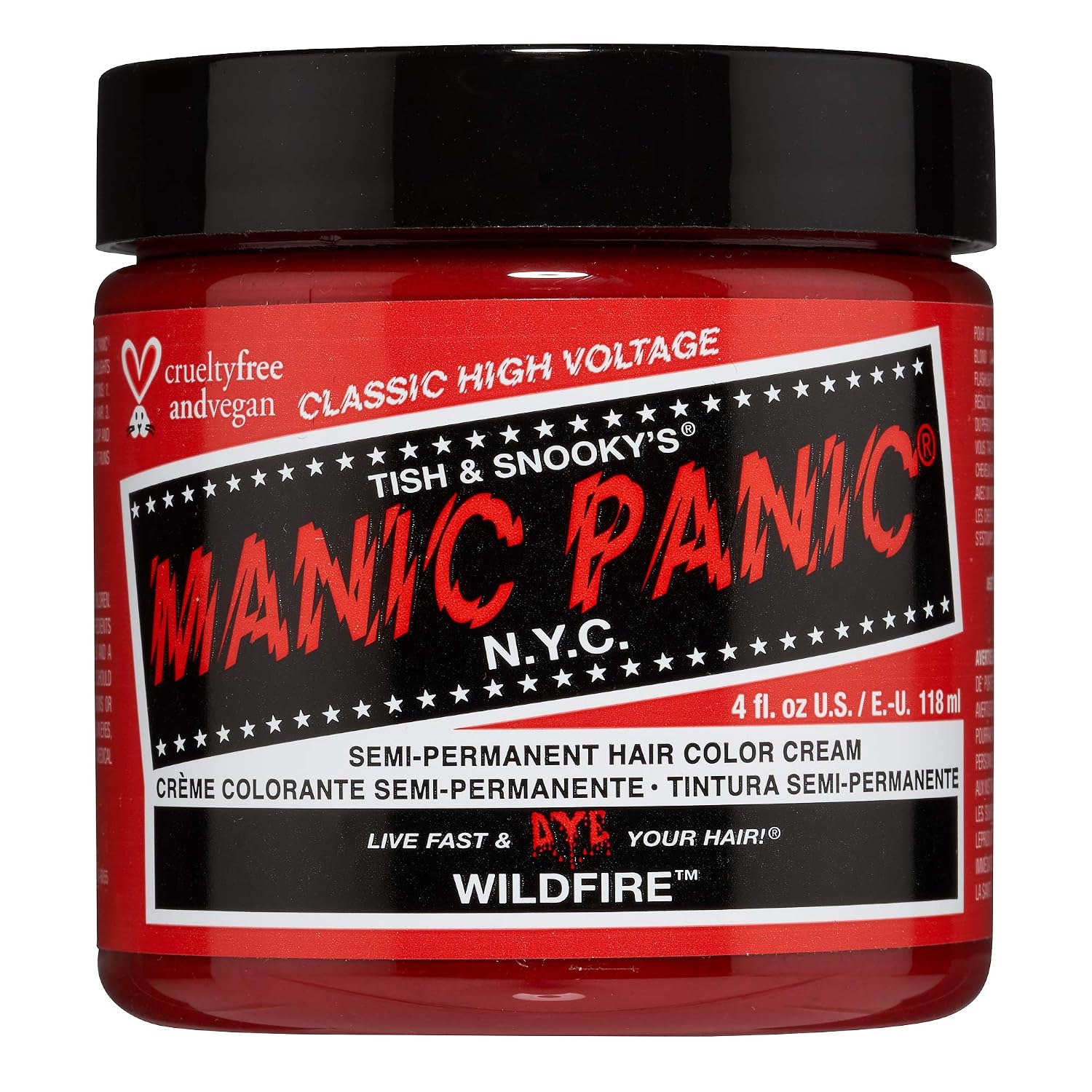 MANIC PANIC Classic Cotton Candy Pink Semi Permanent Hair Color - Bright Pink Hair Dye for Women & Men That Lasts 4-6 Weeks - Vegan, Ammonia & Cruelty-Free - Create & Mix Custom Shades (4oz / 2pk)