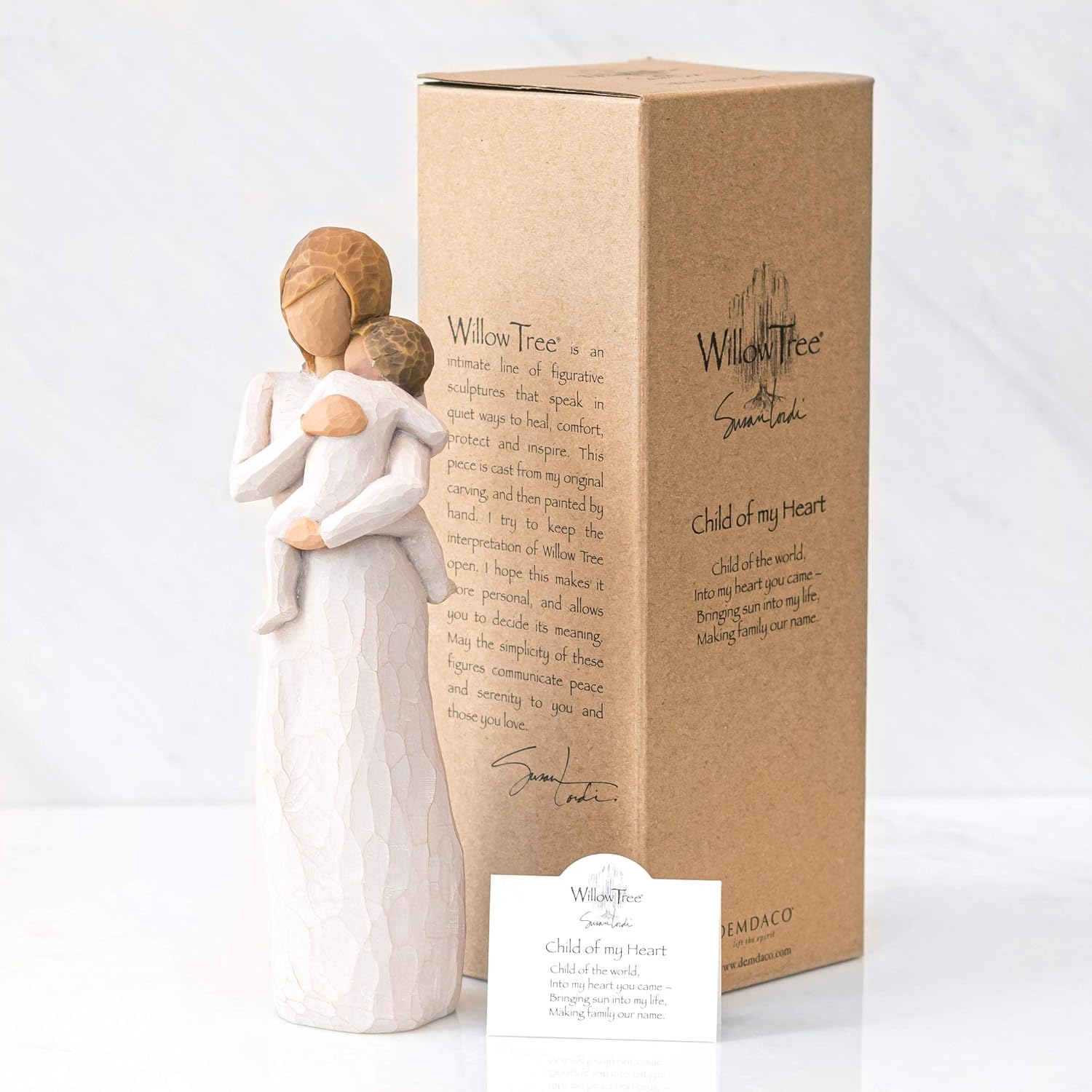 Willow Tree Nurture, Sculpted Hand-Painted Figure | Hand-Painted Resin Figurine, Sculpted by Artist Susan Lordi, Celebrates Loving Family Relationships, Family Grouping