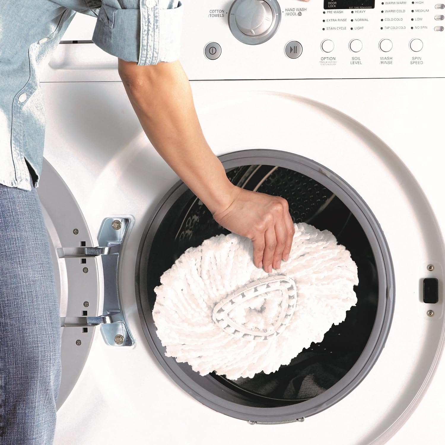 O-Cedar EasyWring Spin Mop Microfiber Refill, White Packaging May Vary