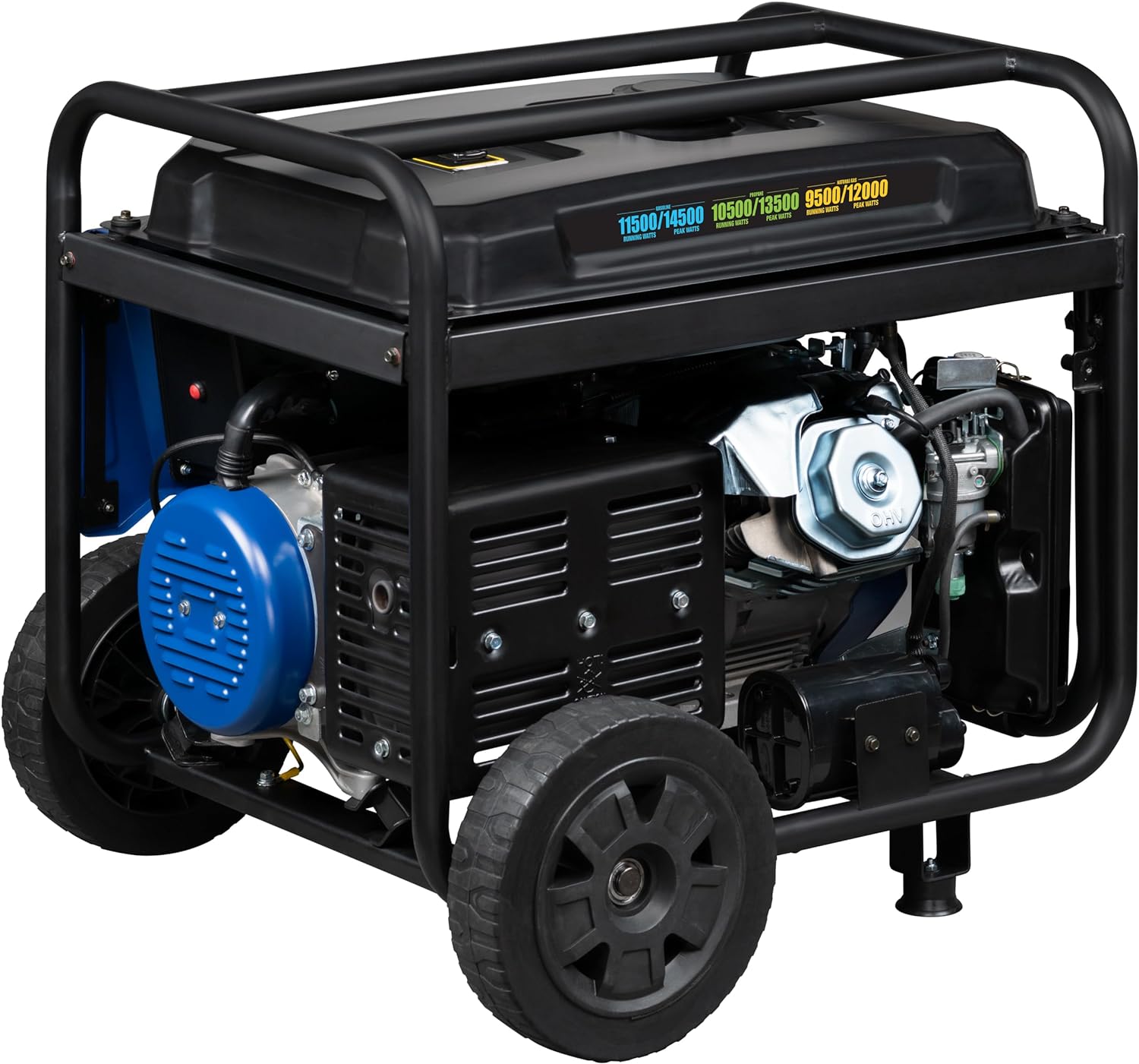 Westinghouse 14500 Peak Watt Tri-Fuel Home Backup Portable Generator, Remote Electric Start, Transfer Switch Ready, Gas, Propane