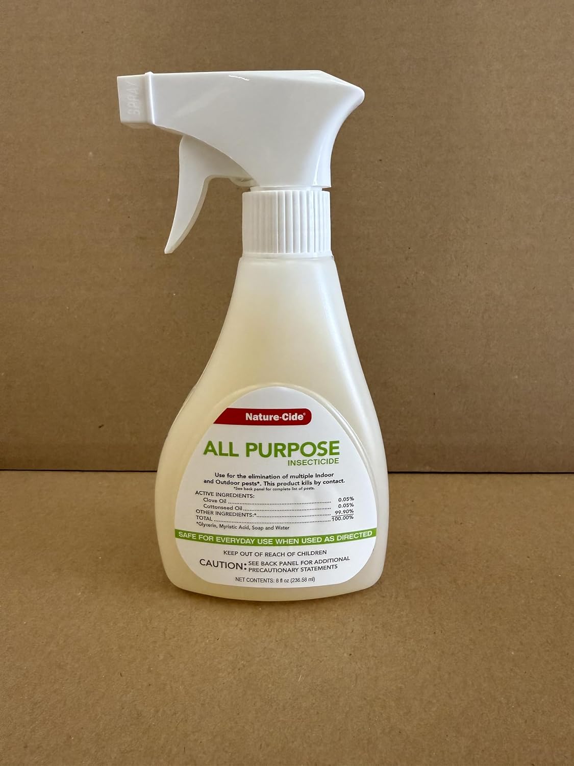 Nature-Cide All Purpose Insecticide. All Natural, Plant-Based Roach Killer, Spider, Mosquito and Ant Spray to Keep Your Home Safe. Kills on Contact. No Strong Odor. 32 oz