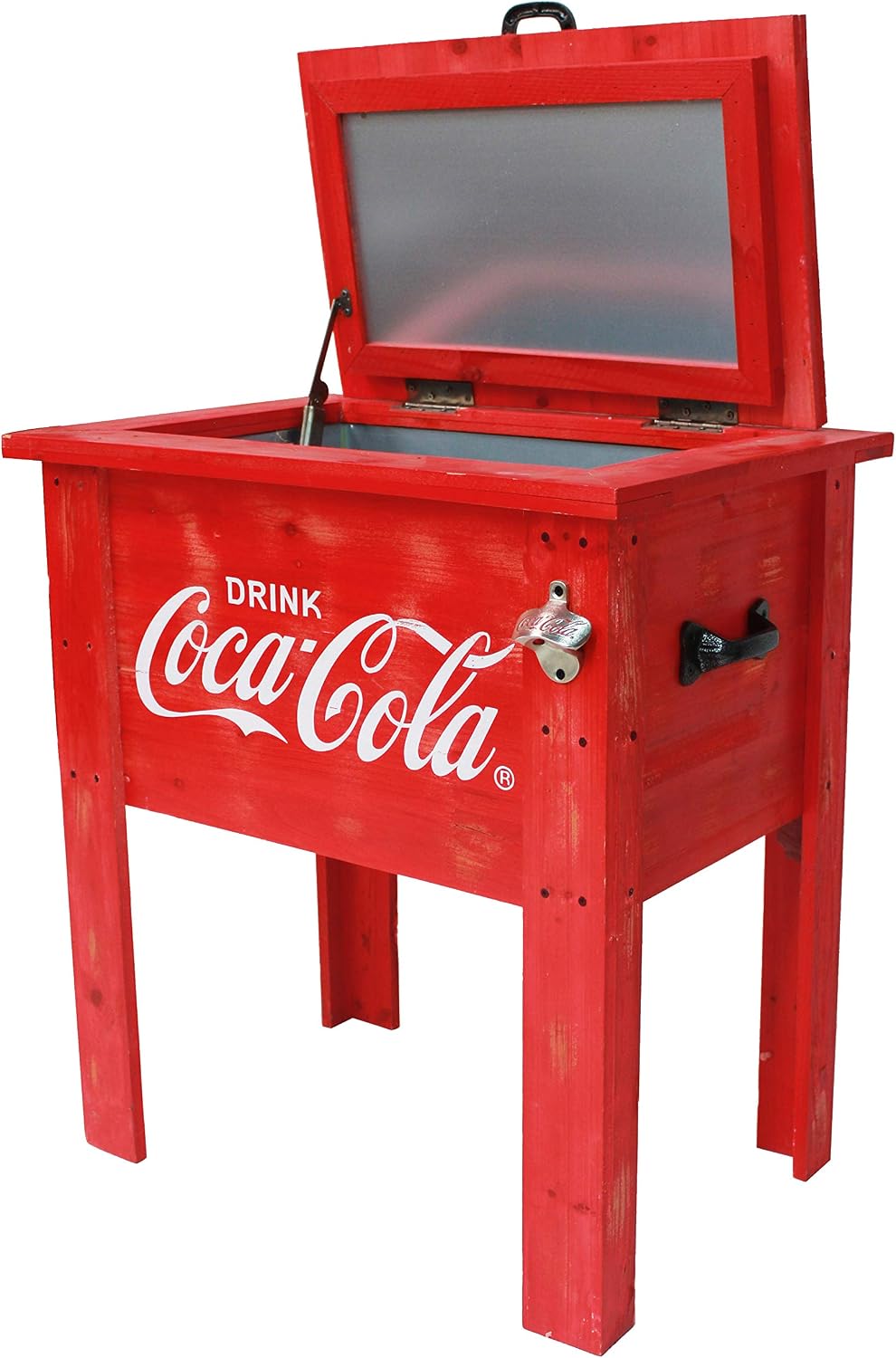 Leigh Country CP 98100 Coca Cola Vintage Cooler, 54-Quart, Red