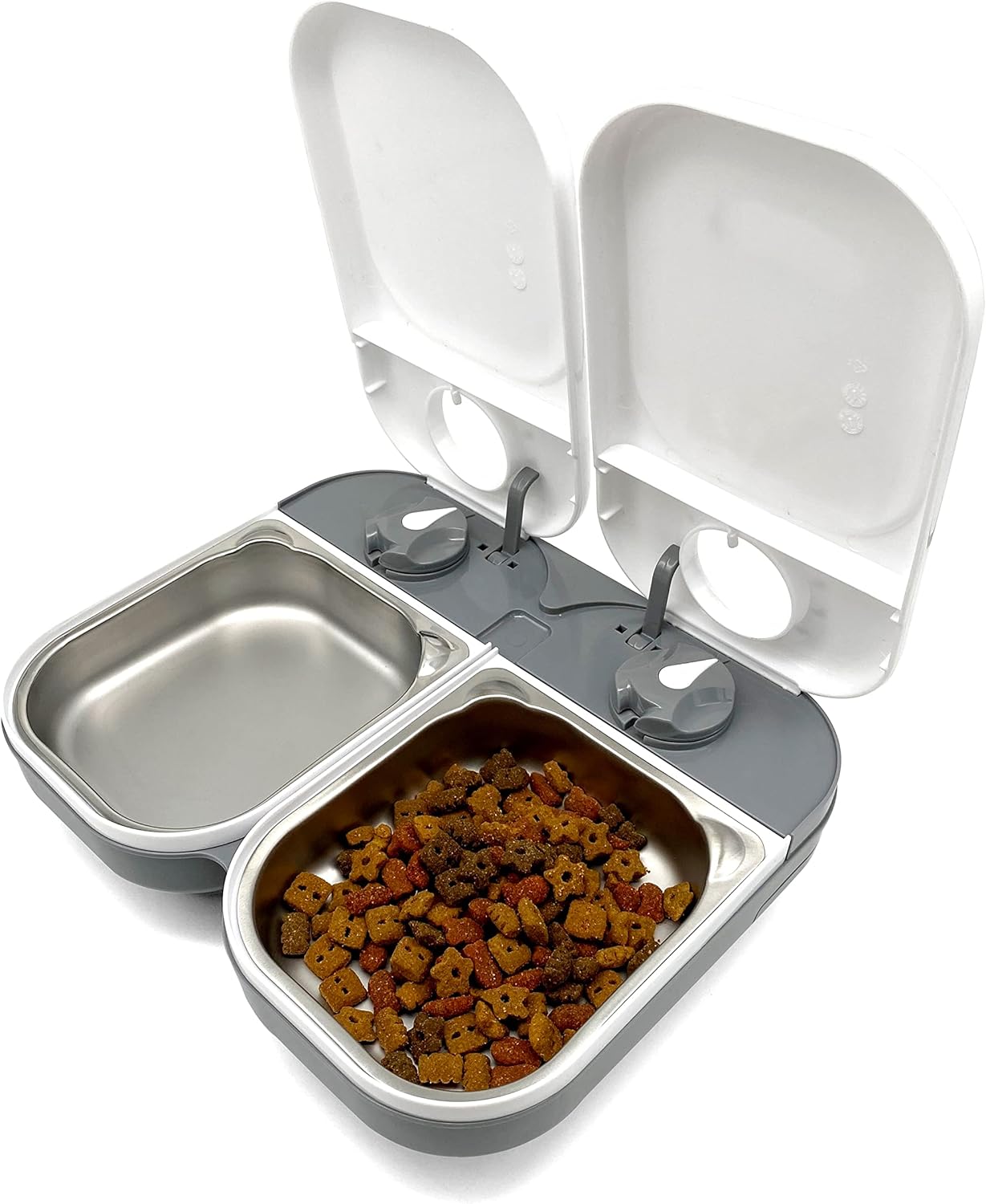 Cat Mate C200 Automatic 2 Meal Pet Feeder with Timer for Cats & Small Dogs