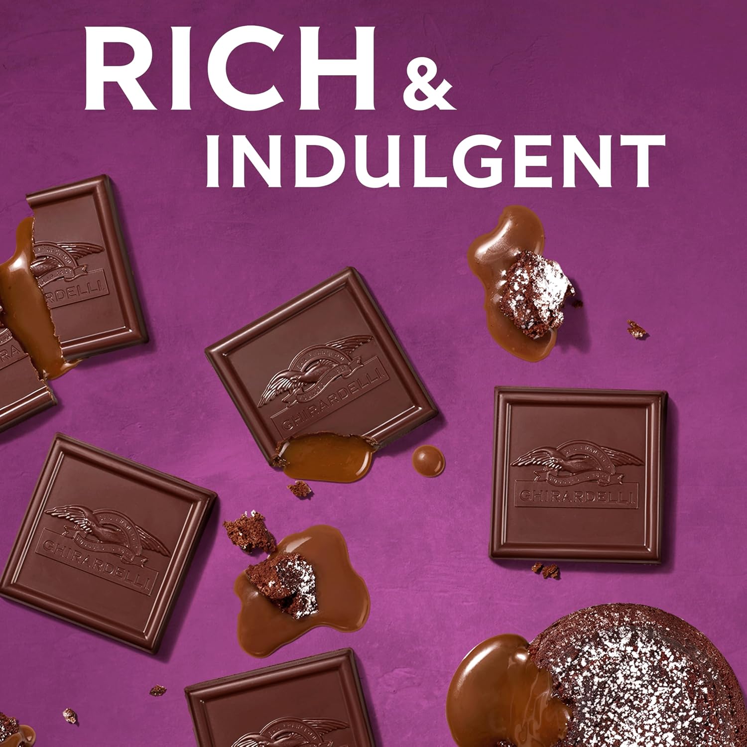 GHIRARDELLI PREMIUM DARK Chocolate Bar, 86% Cacao, 3.17oz Bar, 12 Pack