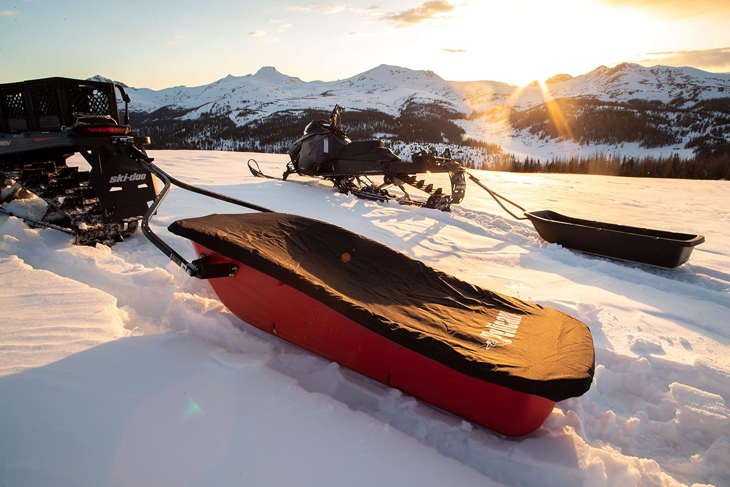 Pelican Red Trek Sports 75 Utility Snow Sled