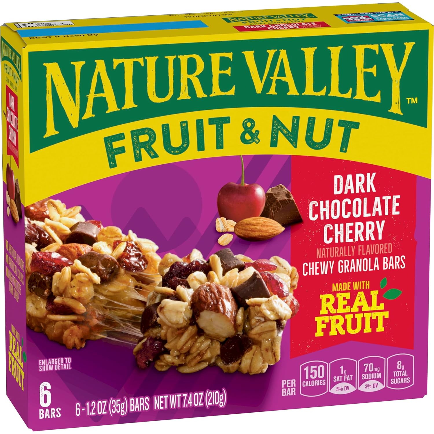 Nature Valley Almond Raisin & Cranberry Chewy Fruit & Nut Bar, 15 ct