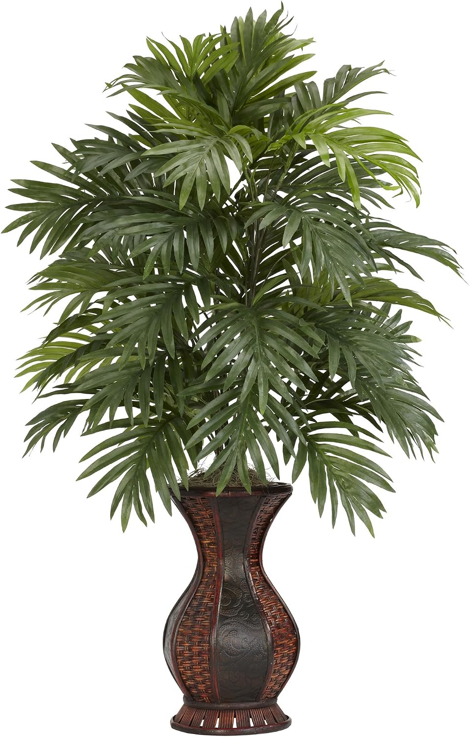 Nearly Natural Areca Palm with Urn Silk Plant