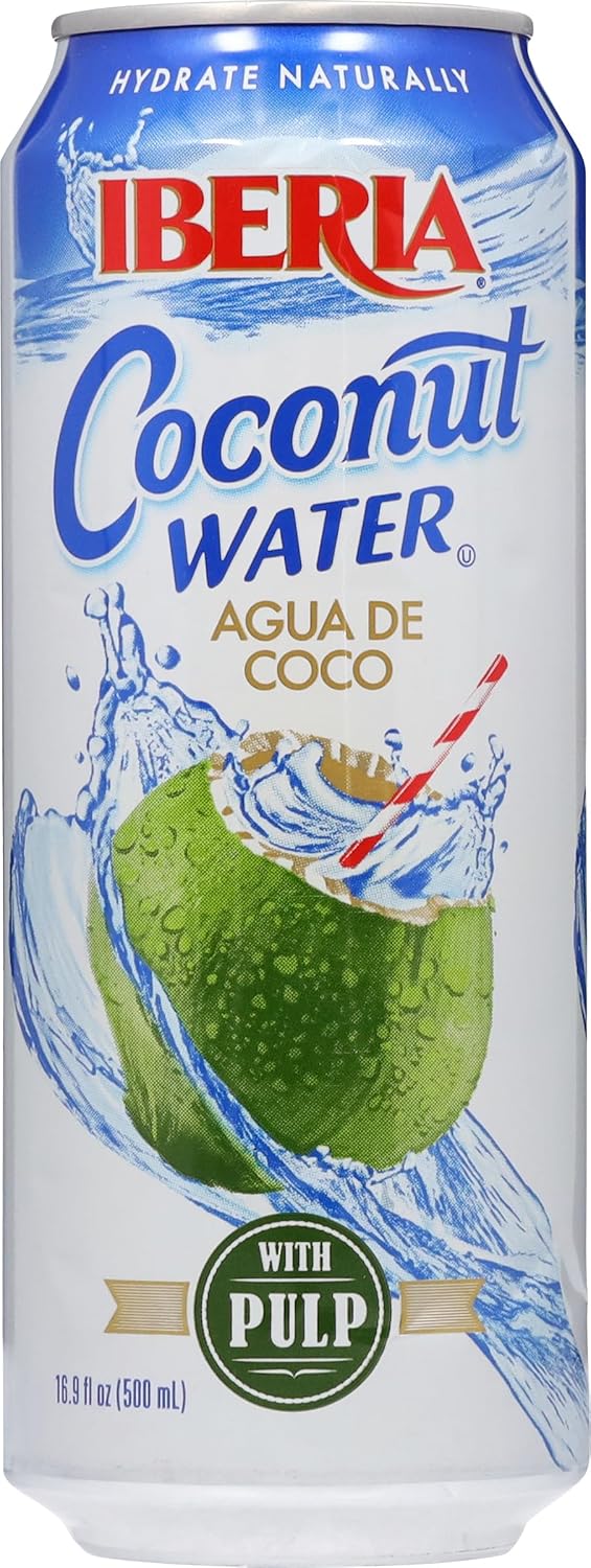 Iberia Coconut Water with Pulp 16.9 fl oz (Pack of 24)