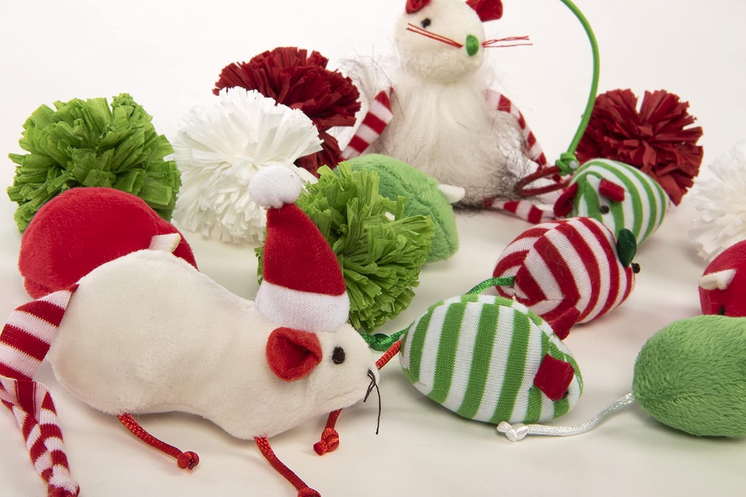 SmartyKat (16 Set Bundle) Birthday Bash Variety Pack Catnip Cat Toys - Multi Color, Set of 16