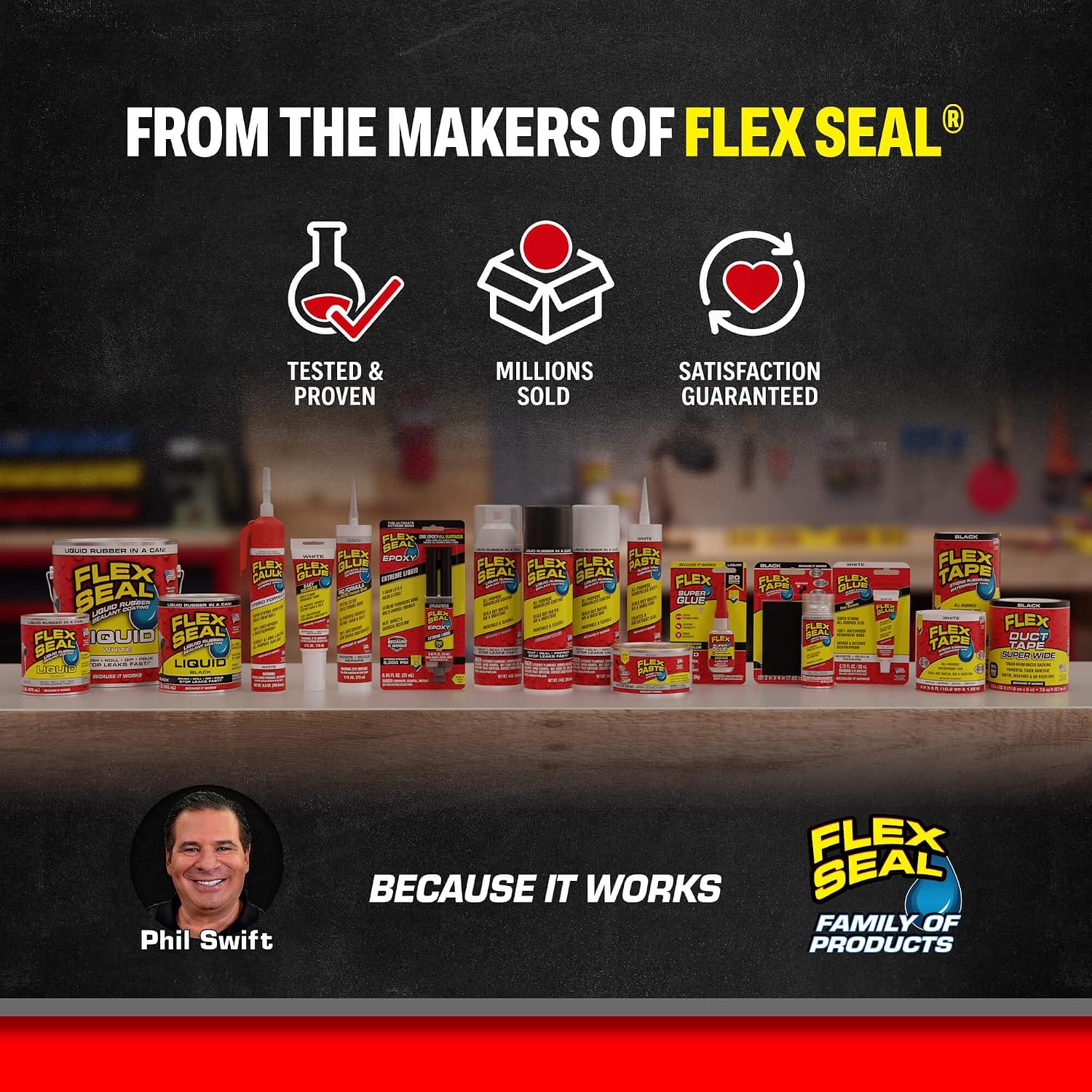 Flex Seal, 14 oz, 2-Pack, Black, Stop Leaks Instantly, Waterproof Rubber Spray On Sealant Coating, Perfect for Gutters, Wood, RV, Campers, Roof Repair, Skylights, Windows, and More