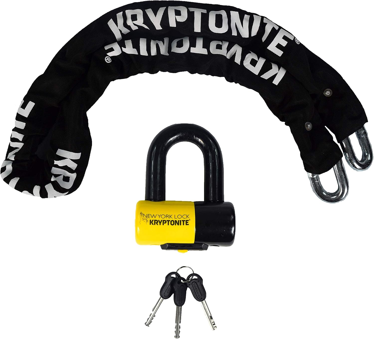 Kryptonite New York Legend 1515 Bike Chain Lock, 5ft Heavy Duty Steel