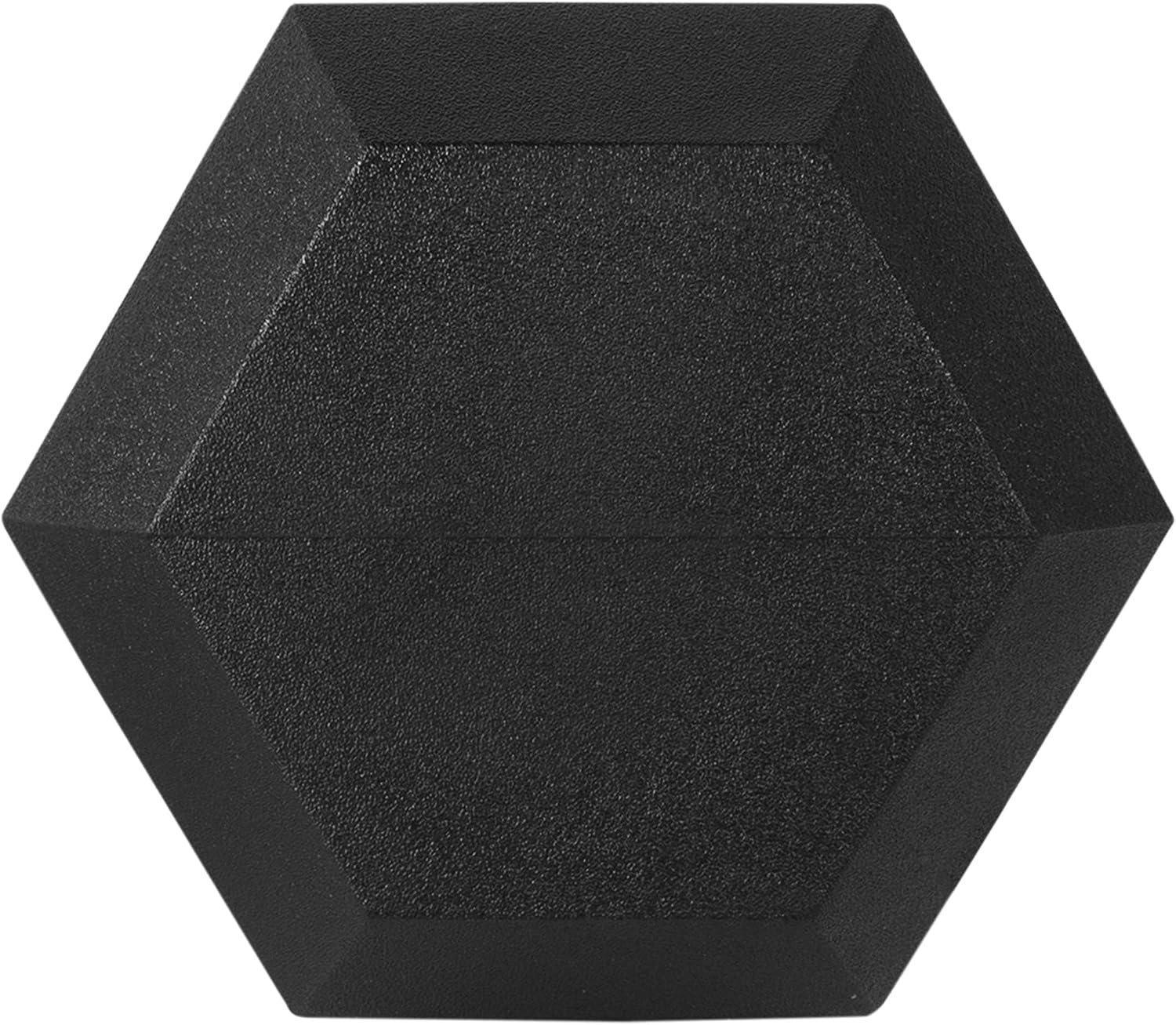 Rubber Encased Hex Dumbbell with Knurled Alloy Material Non-slip Handle, Basic Professional Dumbbell