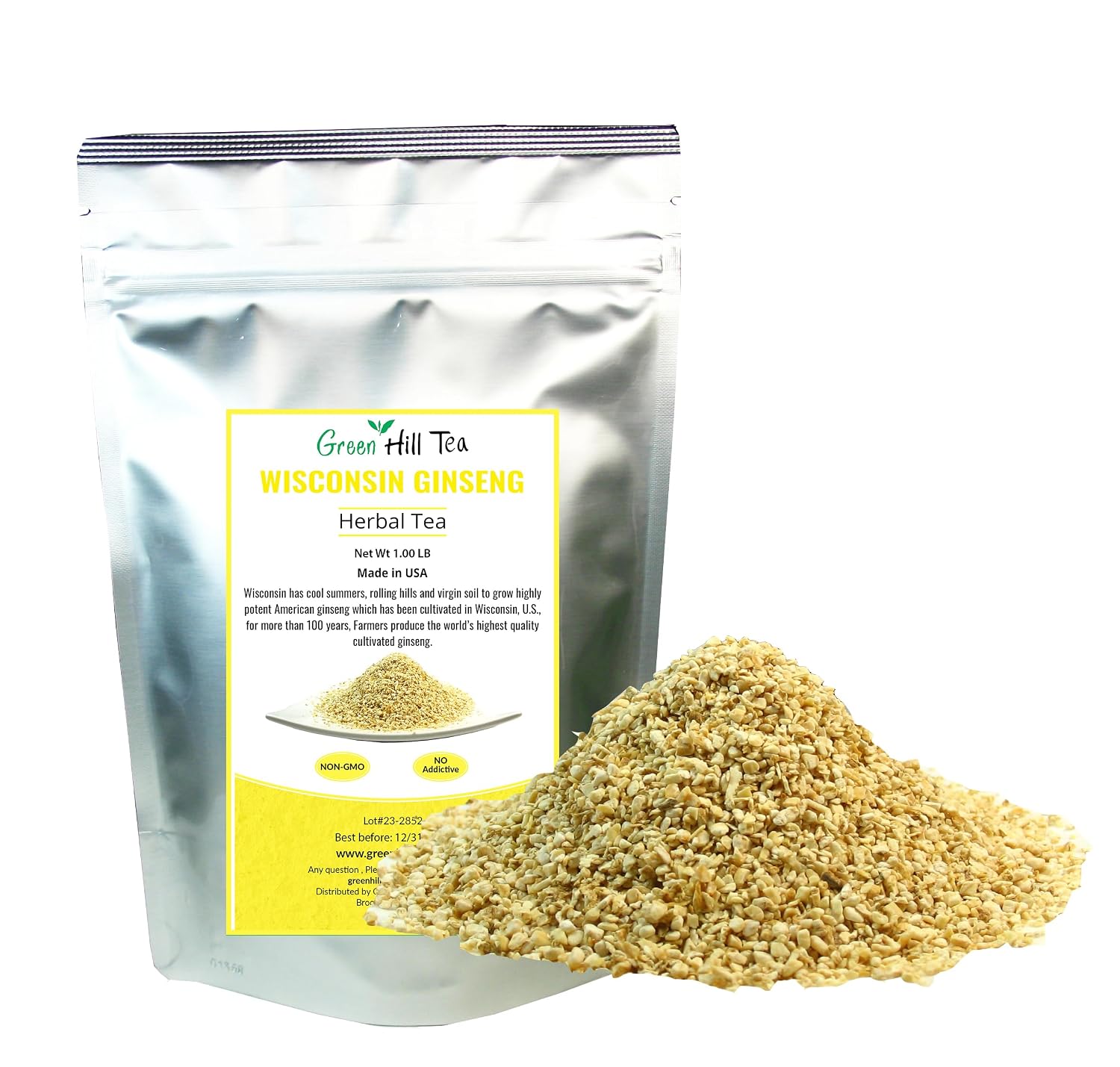 Green Hill Tea Osmanthus Flower Dried – Premium– Fragrant Osmanthus Dried Flowers -Loose Leaf Tea – 100% Pure, Natural, Non-GMO – Great for Brewing, Baking & Infusions 4 OZ
