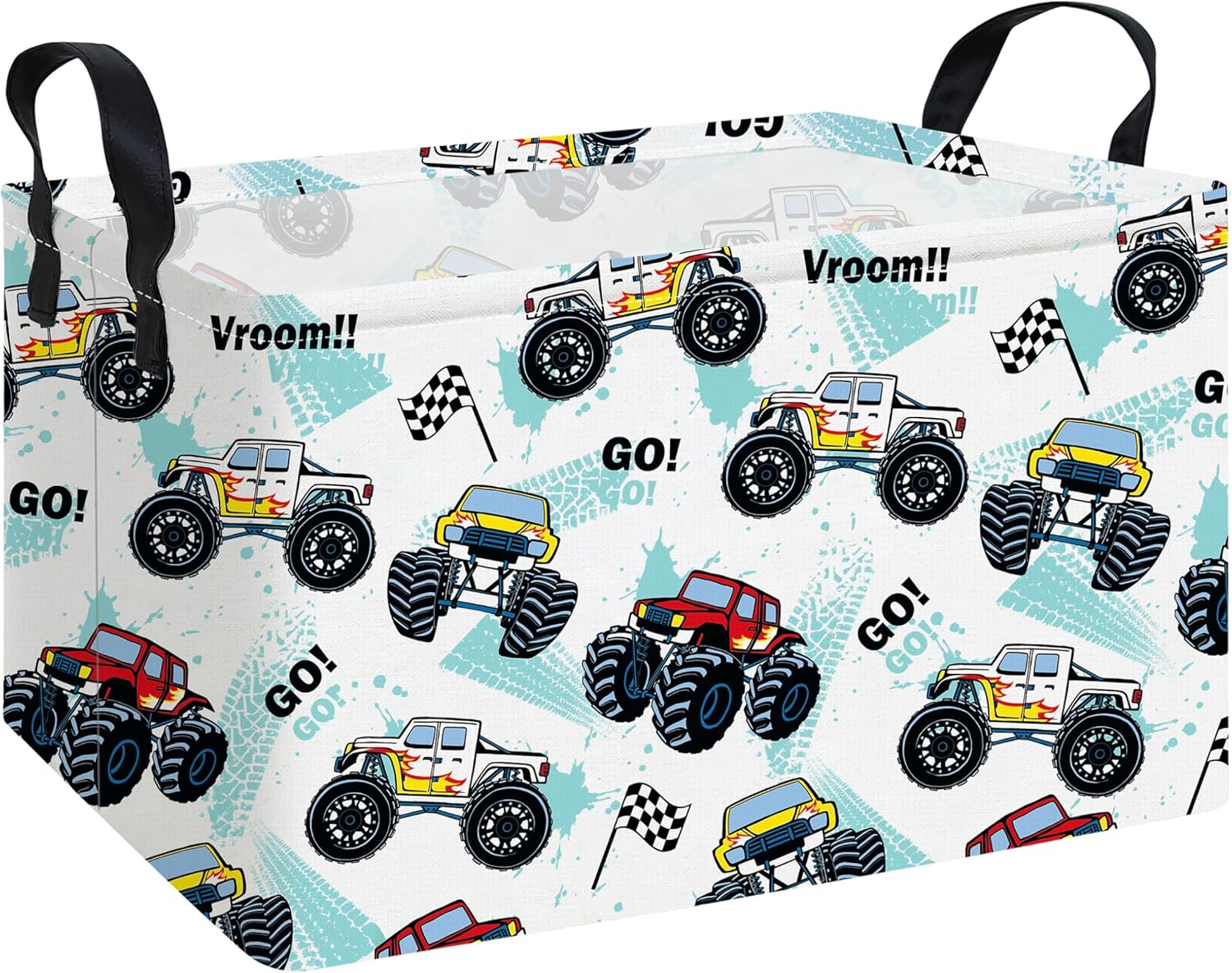 Rectangular Storage Basket Gift Bag Rec Spaceships