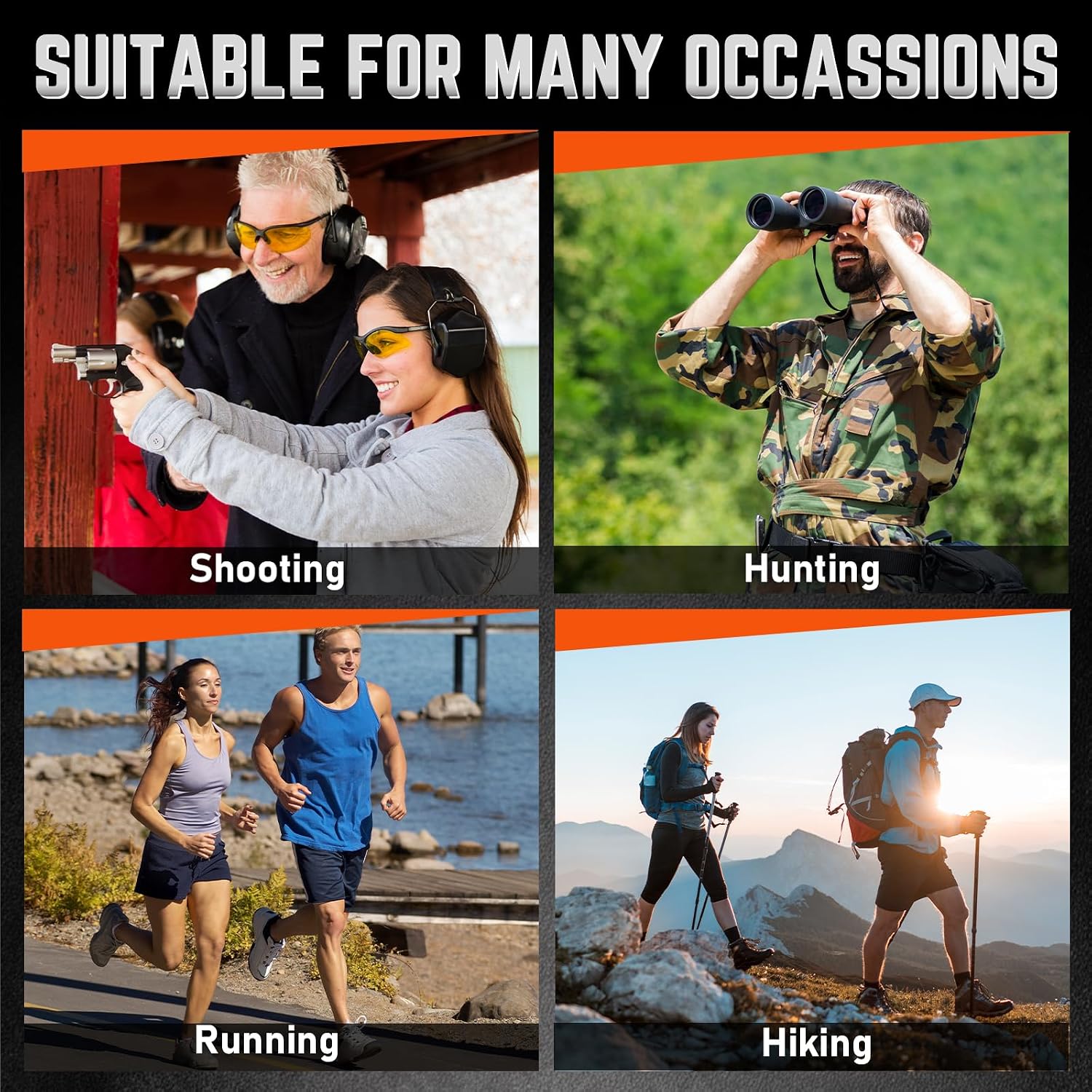 Acelane Belly Band Holster for Concealed Carry Gun Holster Tactical Elastic Waist Pistols Adjustable Belly Wrap Mag Pouch Fits Firearm Handgun Revolvers for Men & Women
