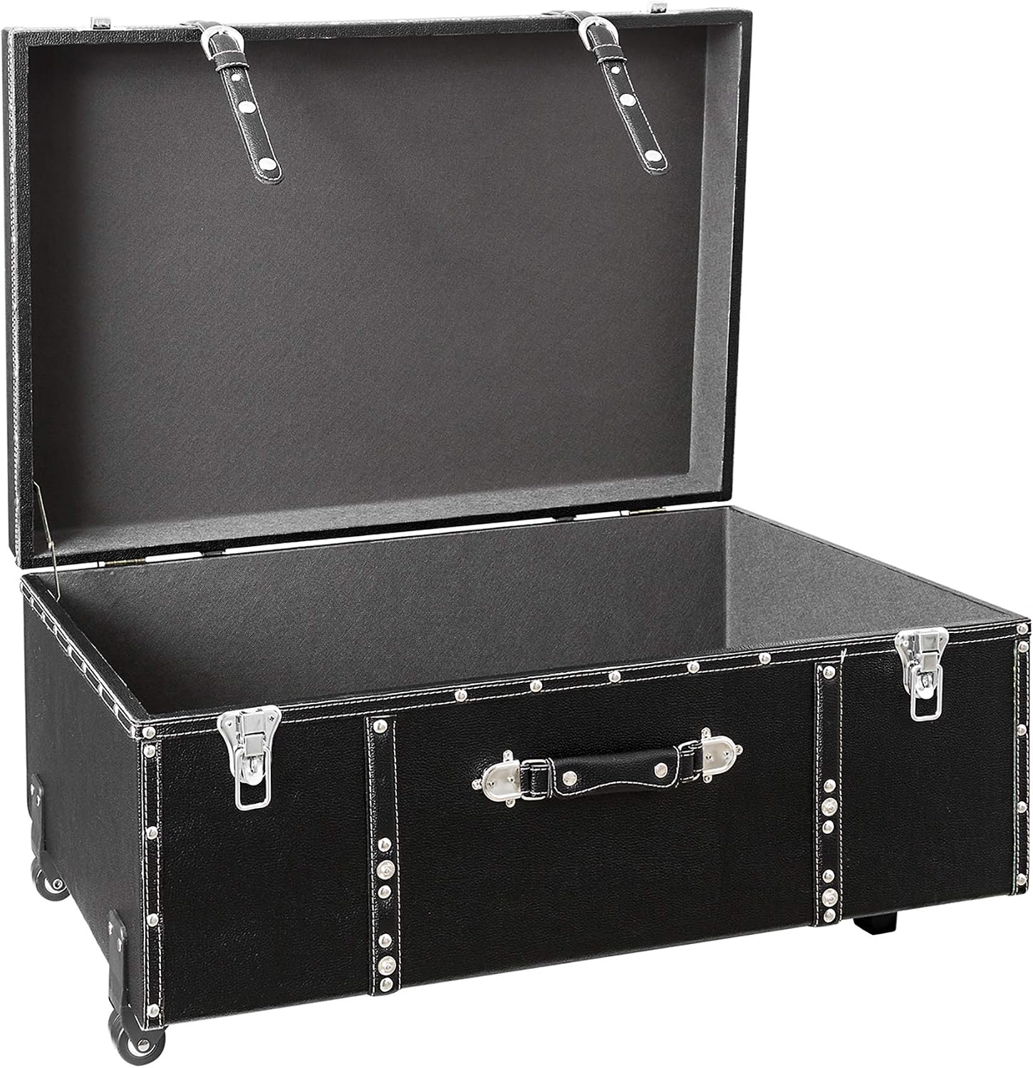 DormCo Texture® Brand Trunk - Black - Large