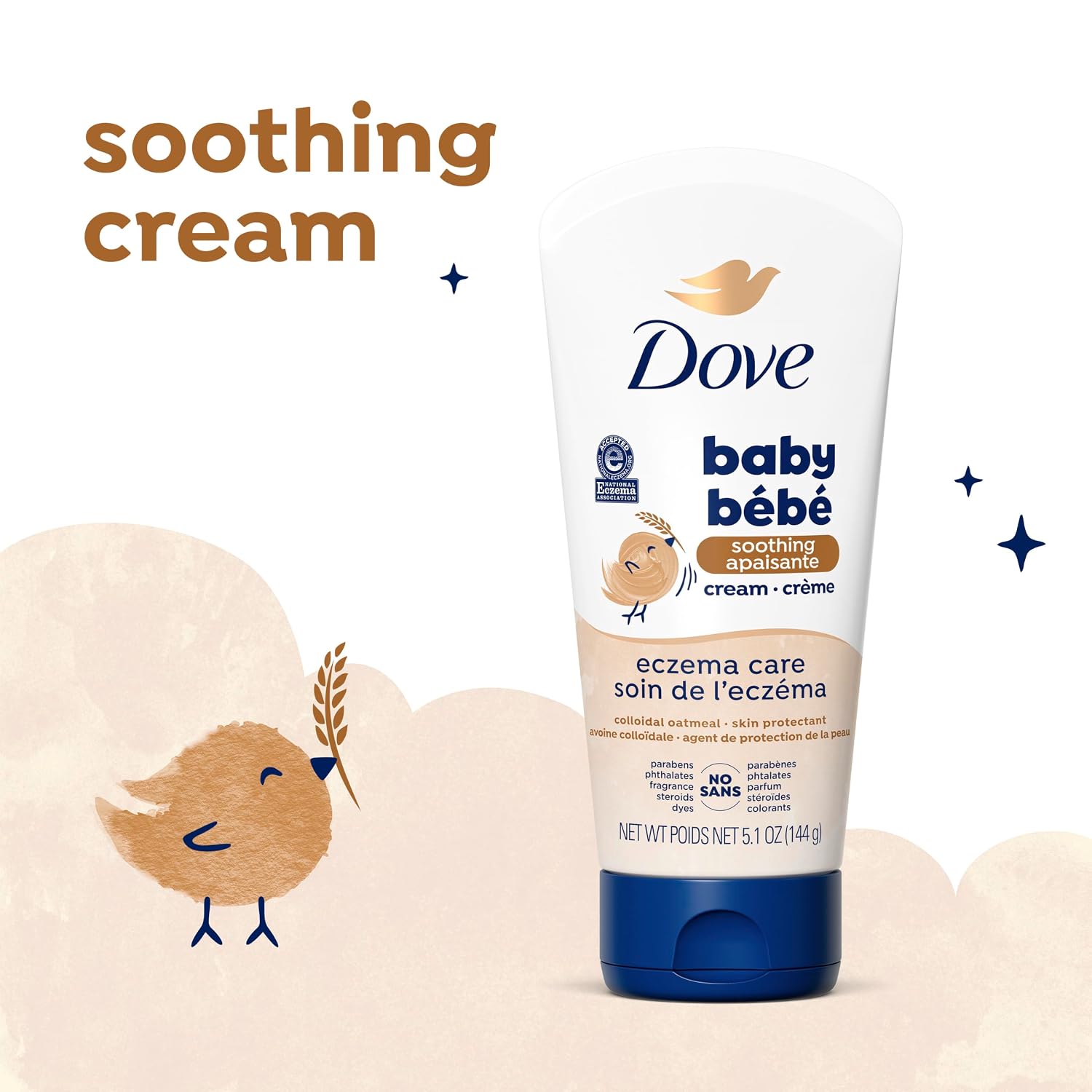 Baby Dove Soothing Cream Eczema Care 5.1 oz