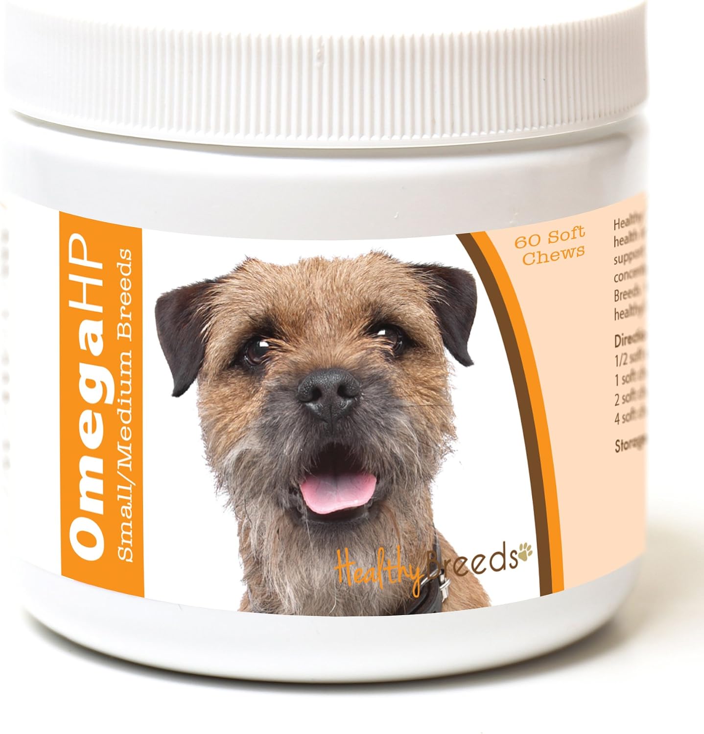 Healthy Breeds Siberian Husky Omega HP Fatty Acid Skin and Coat Support Soft Chews 60 Count