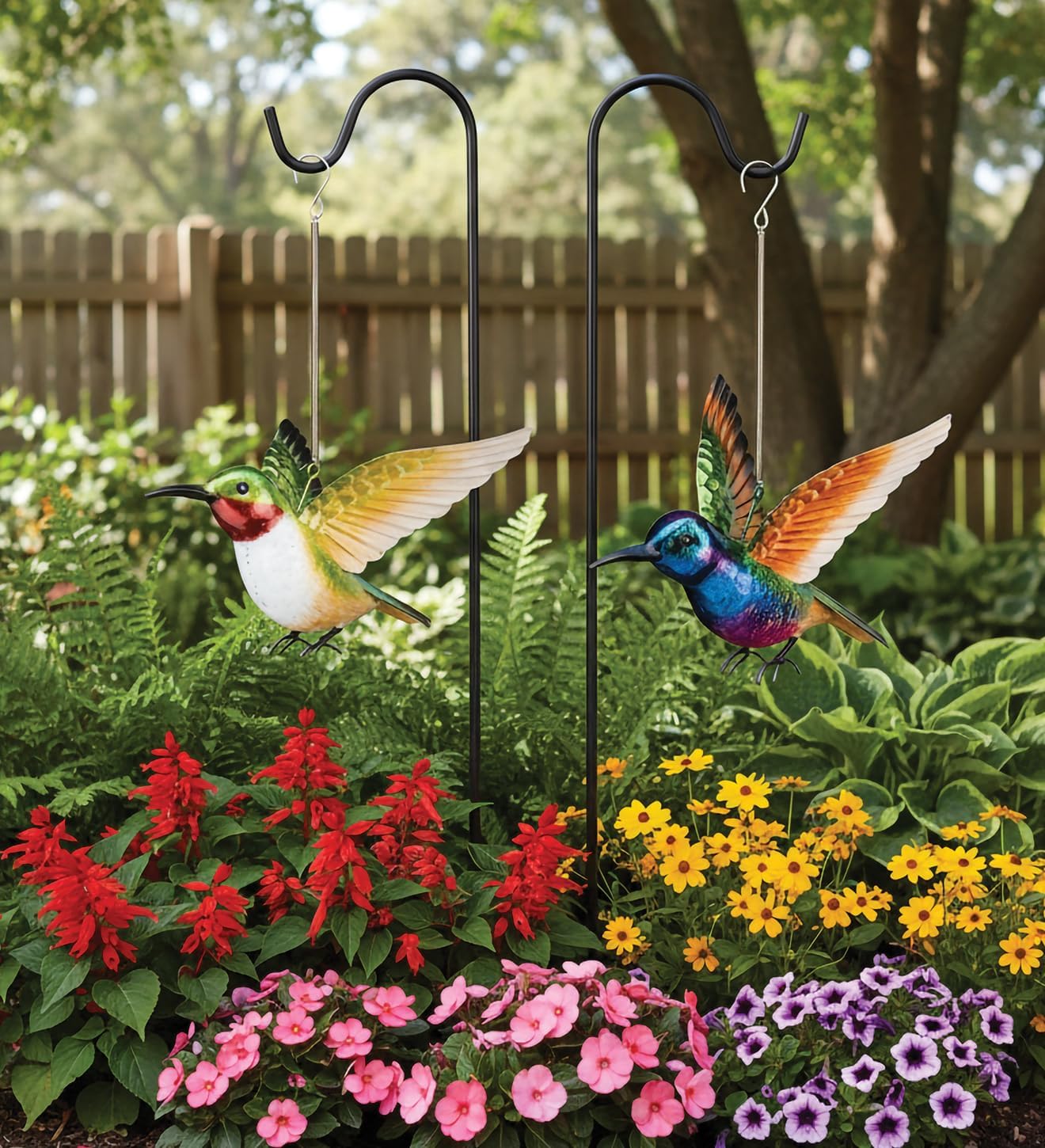 Regal Art & Gift Bird Bouncie, Hand-Painted Metal Spring Garden Decor