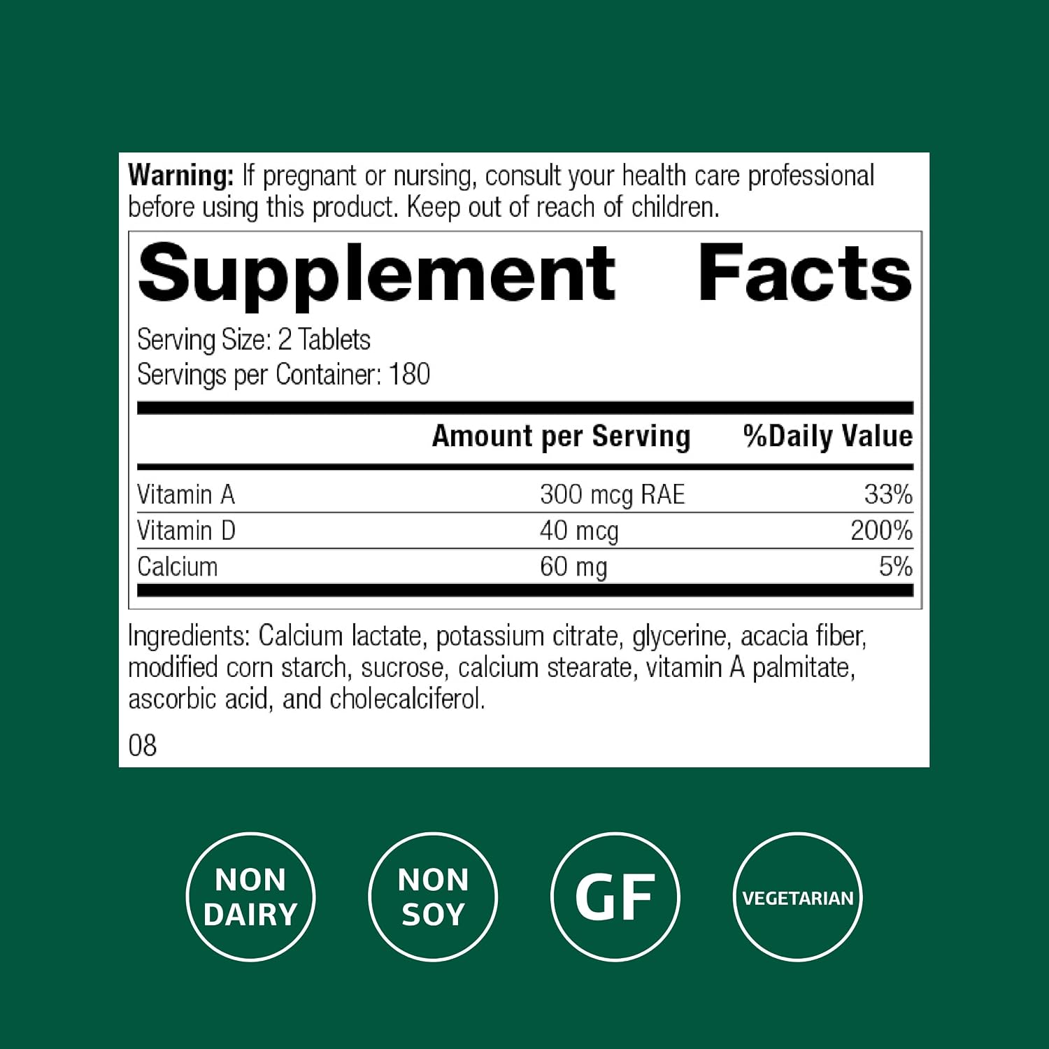Standard Process Cataplex D - Supports Immune Function, Bone Density & Mineral Absorption - Immune Health Supplement with Vitamins A & D - Gluten-Free