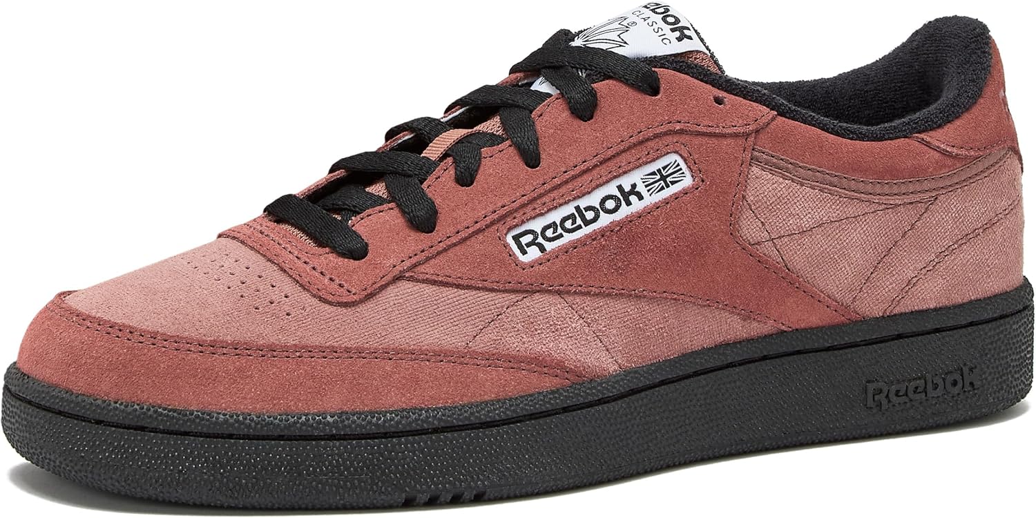 Reebok Club C 85 Mens Tennis Shoes, Casual Fashion White Sneakers for Men