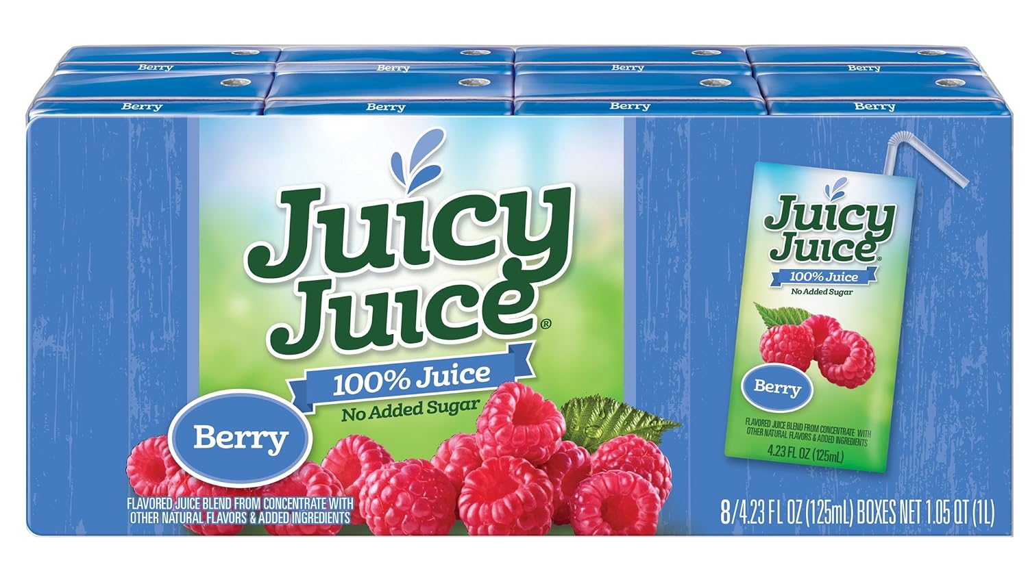 Juicy Juice Apple, 4.23 Ounce Boxes, 8 Count (Pack of 5)