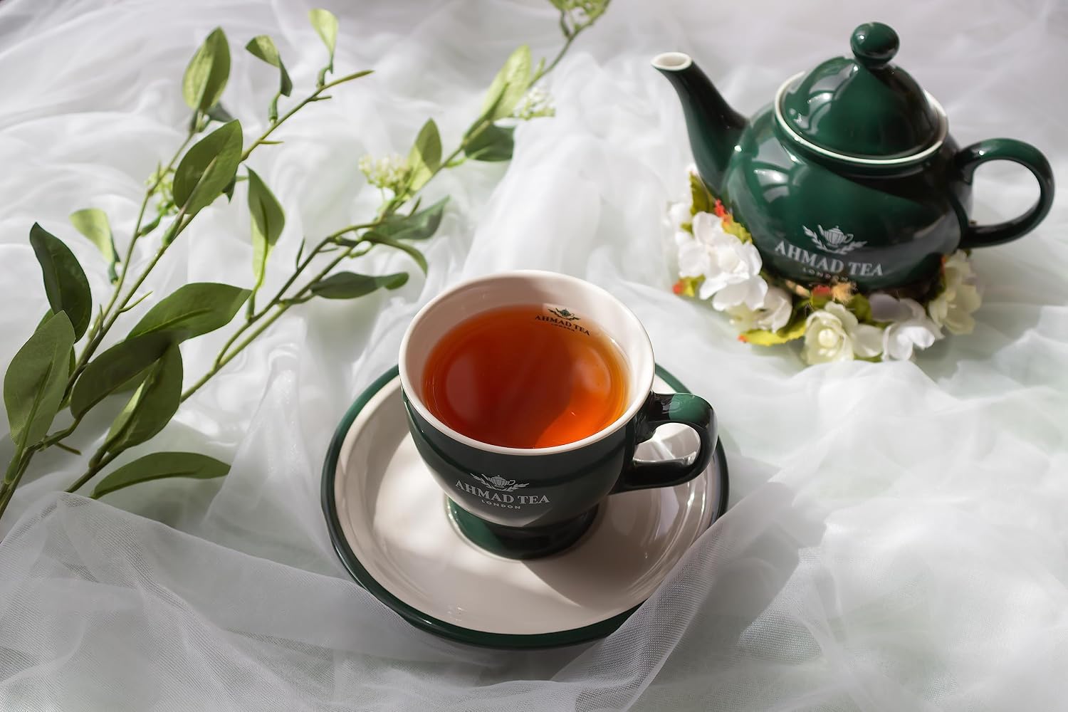 Ahmad Tea Green Tea, Green Tea Teabags 100 ct - Caffeinated & Sugar-Free