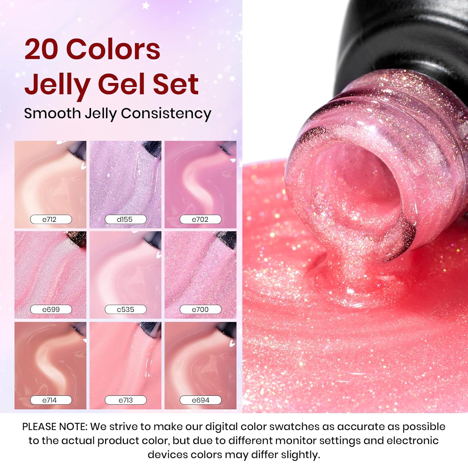 Beetles Gel Nail Polish Set with Base Glossy Matte Top Coat Macaron Gel