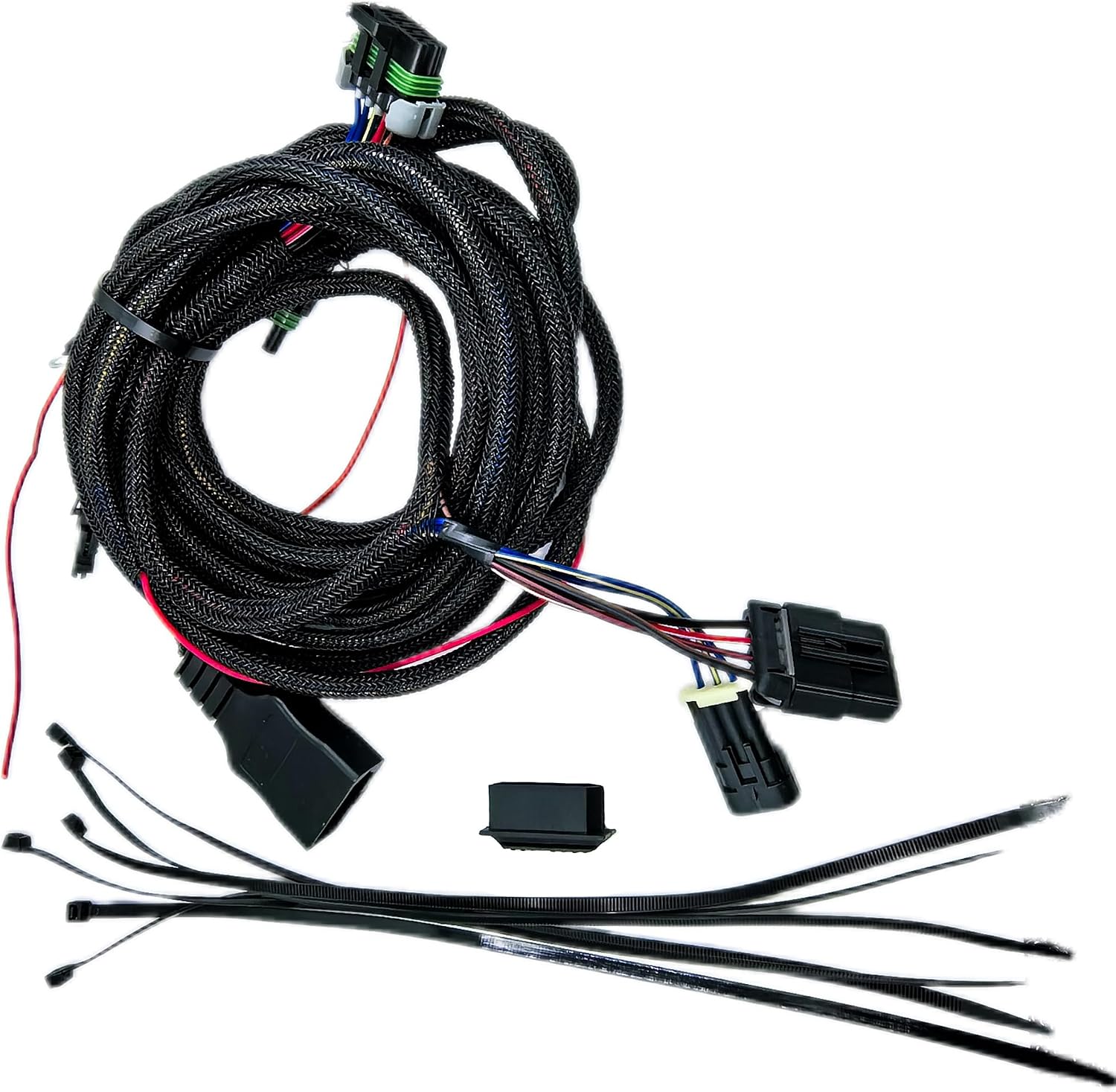 26345 Truck Side Main Control Wire Harness 3 Pin 3 Plug Compatible for Fisher Western Snow Plow Ultramount Isolation Module System 412404