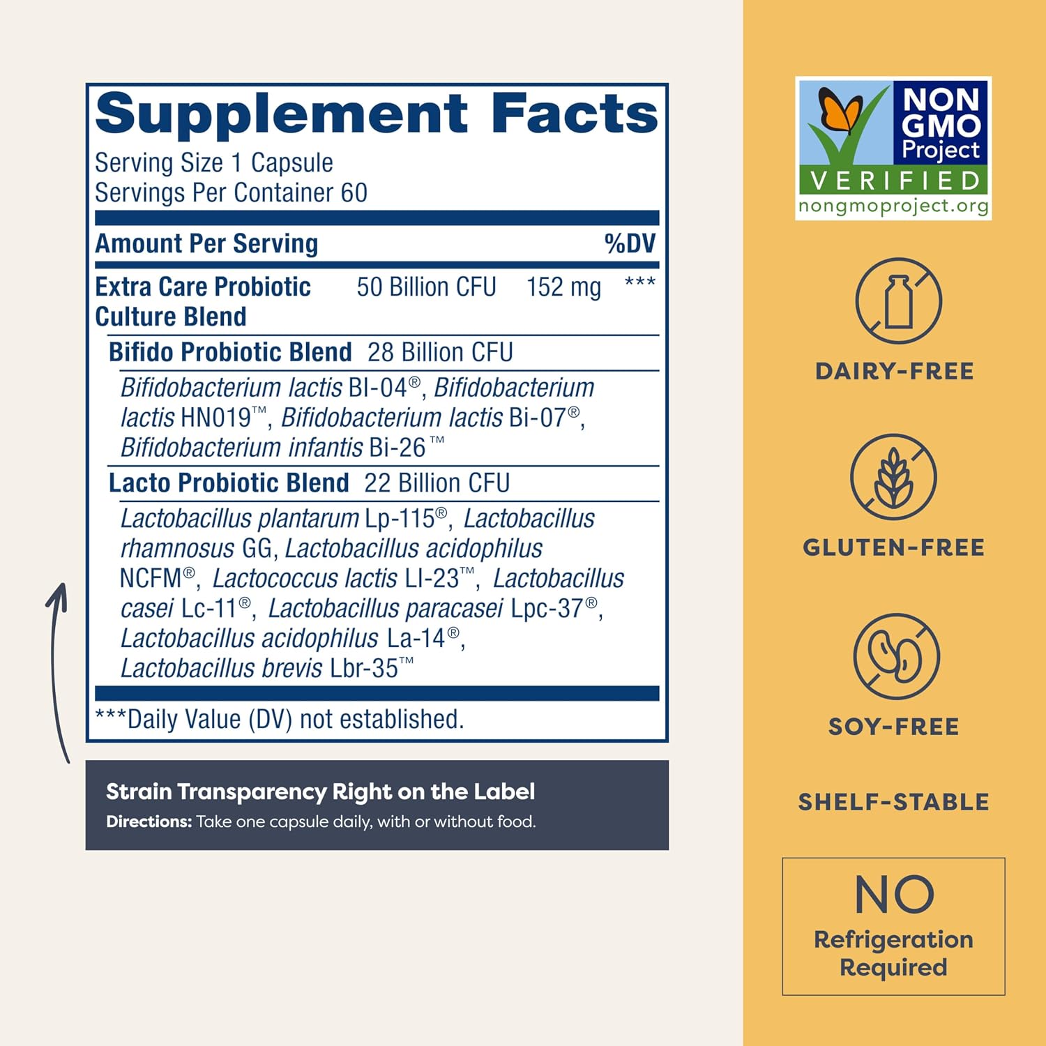 Renew Life Ultimate Flora Probiotic 80 Billion CFU | 31 Strains