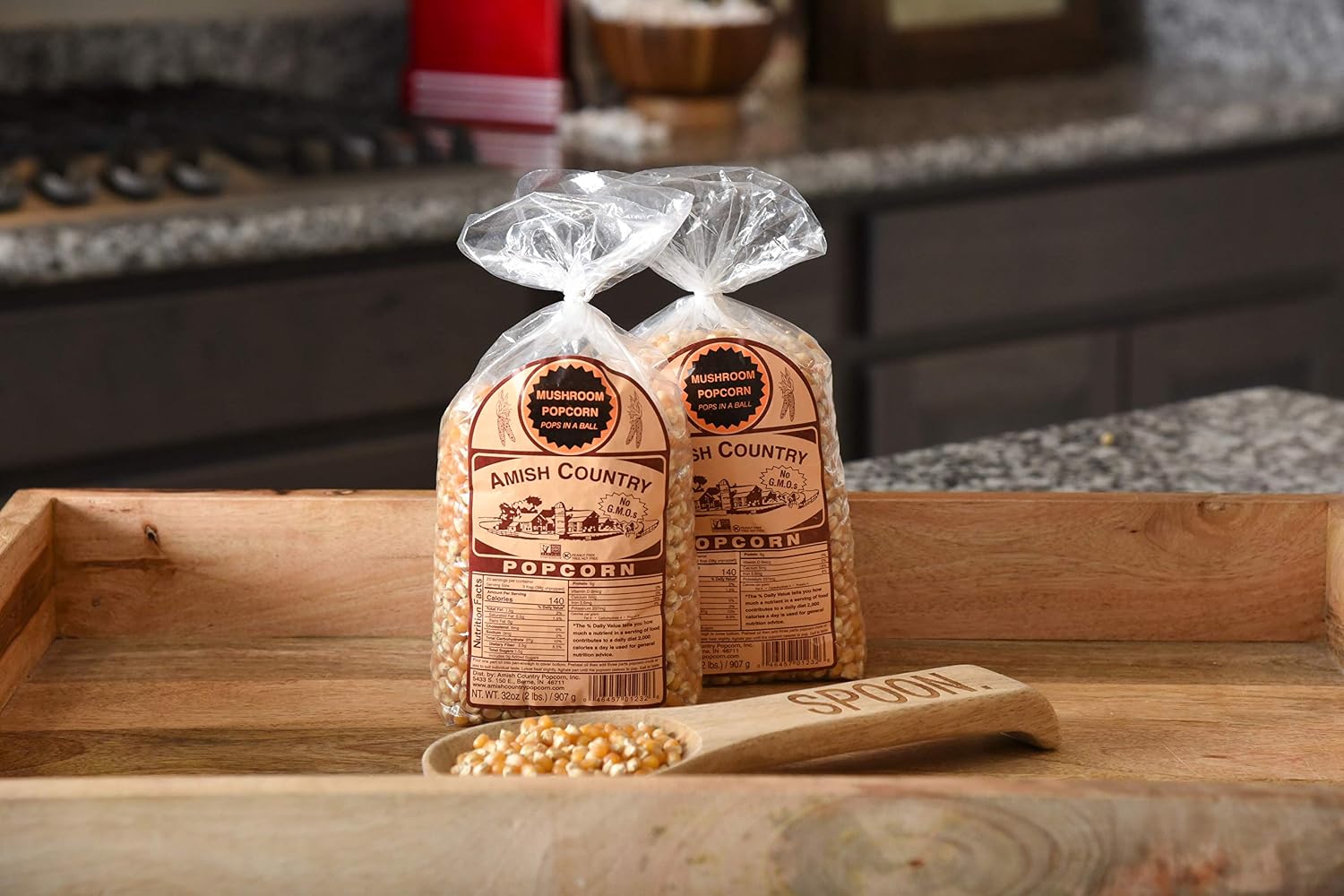 Amish Country Popcorn | 6 lb Bag | Mushroom Popcorn Kernels | Old Fashioned, Non-GMO and Gluten Free (Mushroom - 6 lb Bag)