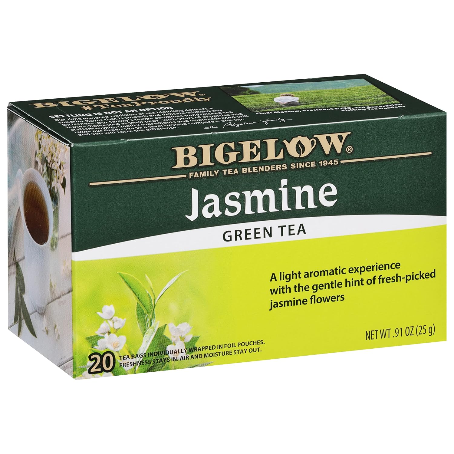 Bigelow Tea Classic Green Tea Bags, 40 Count (Pack of 6)