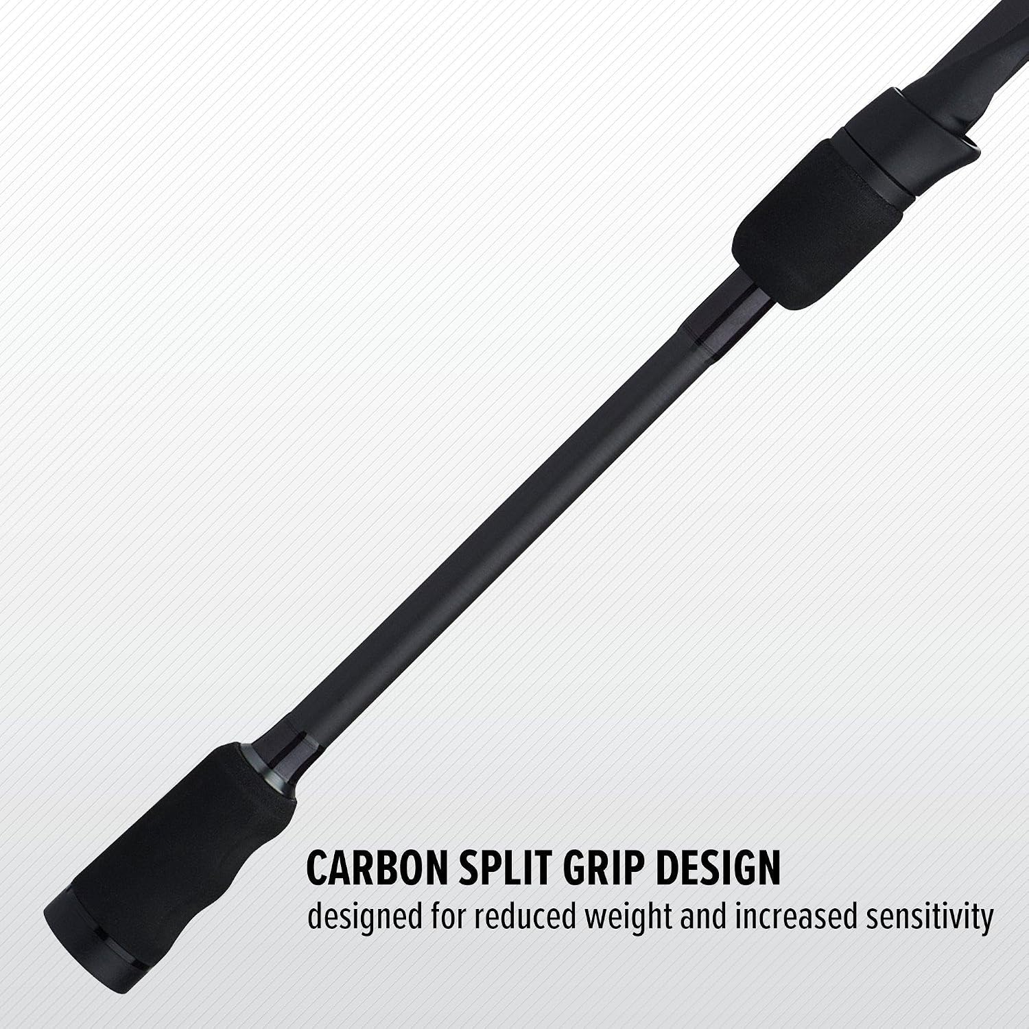 Abu Garcia Veritas Casting BFS Fishing Rod, Balanced and Lightweight Rod, Powerlux 100 Construction, Custom Ergonomic Reel Seat