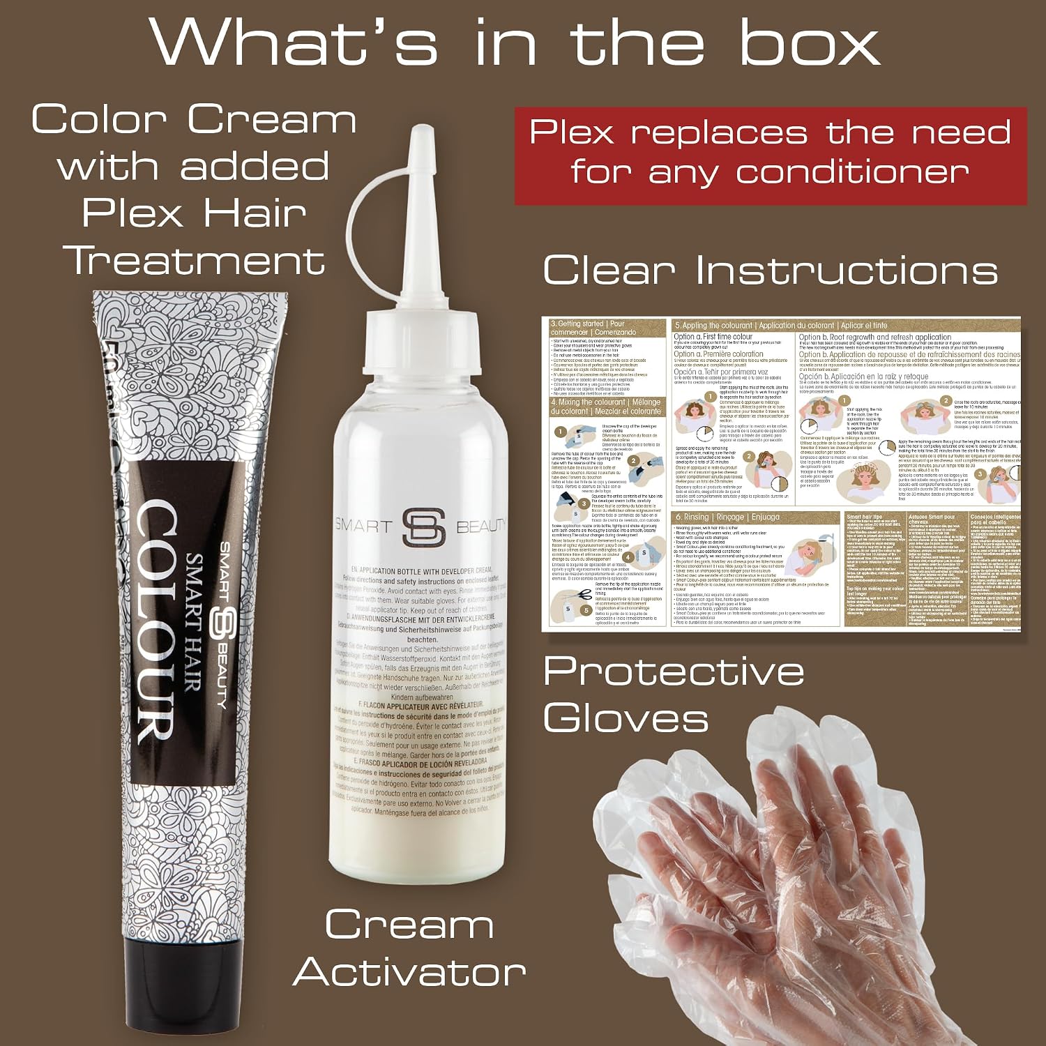 Smart Beauty Blonde Bleach-It, The Ultimate Lightener for Dark Hair, Perfect for Highlighting and Vibrant Pastel Colour, Hair Bleach Kit, Vegan & Cruelty Free